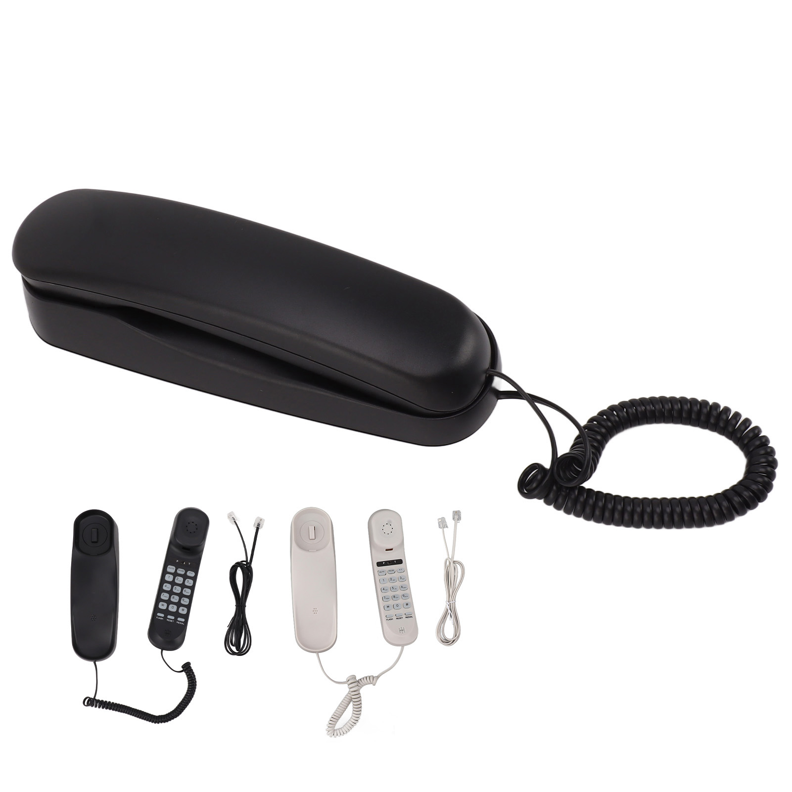 Corded Phone Multifunctional Clear Sound Adjustable Volume Wall Mountable Lan FY - Afbeelding 28 van 28