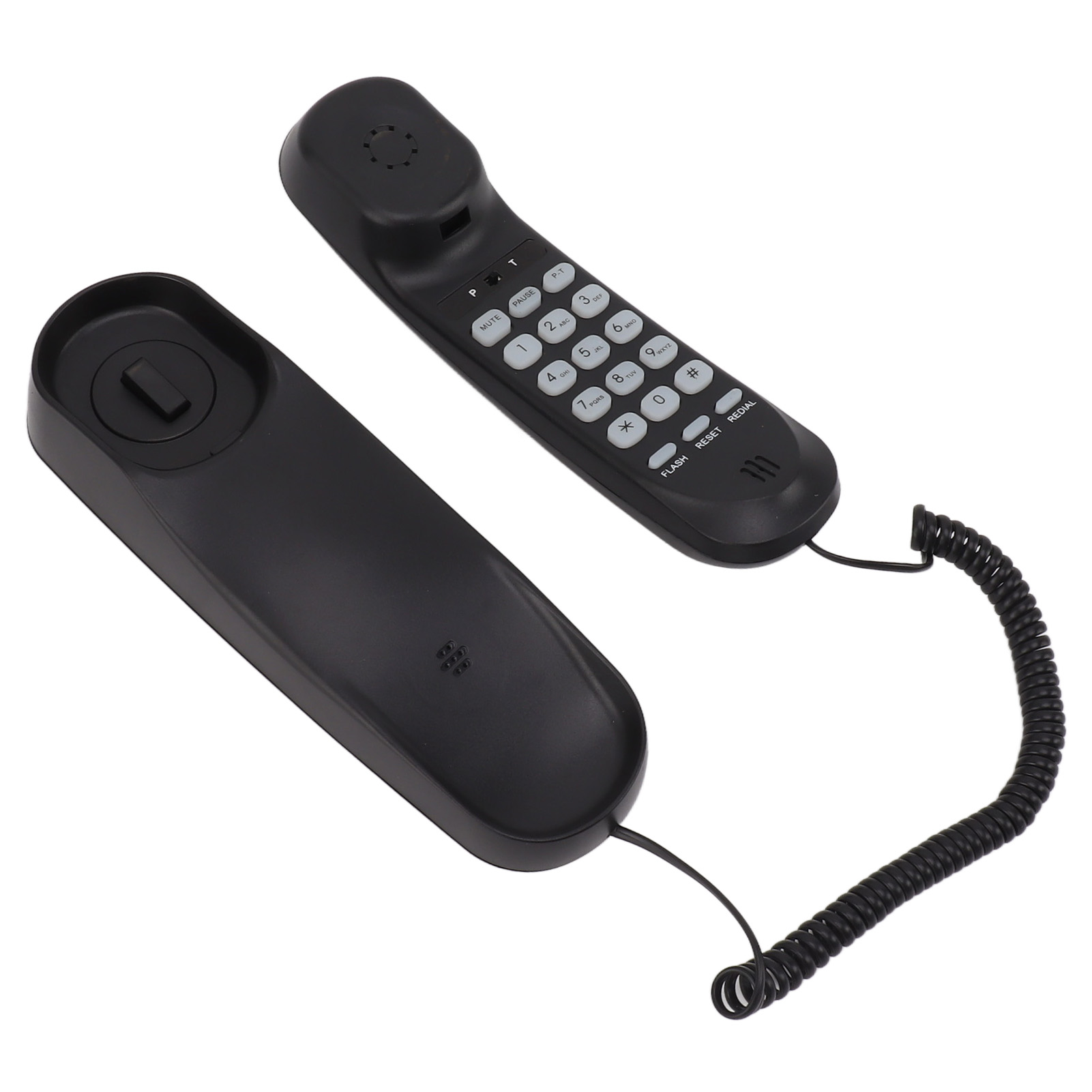 Corded Phone Multifunctional Clear Sound Adjustable Volume Wall Mountable Lan CB - Afbeelding 23 van 28