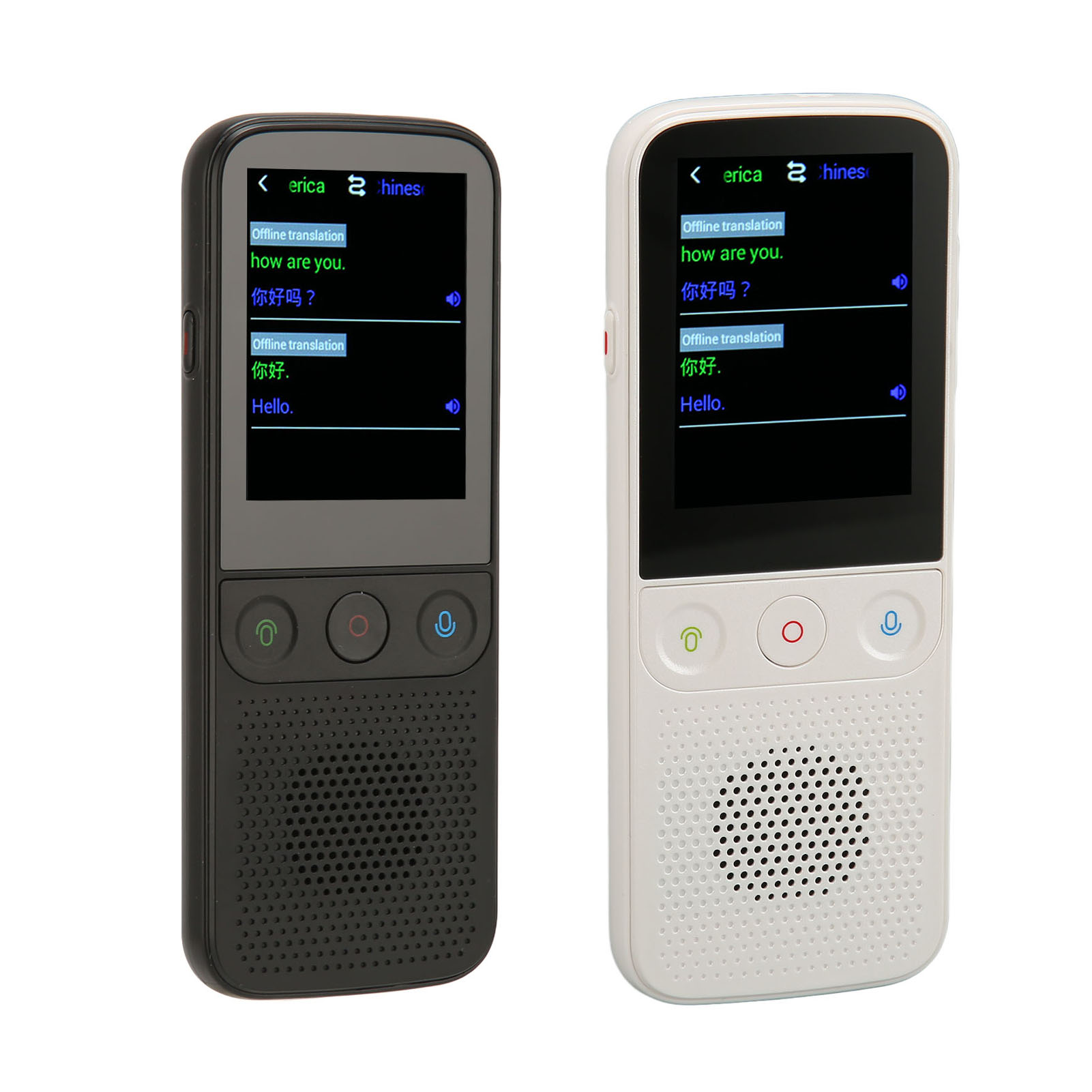 112 Languages Smart Voice Translator 2.4in Touch Screen 1GB RAM 8GB ROM Porta FY - Afbeelding 27 van 28