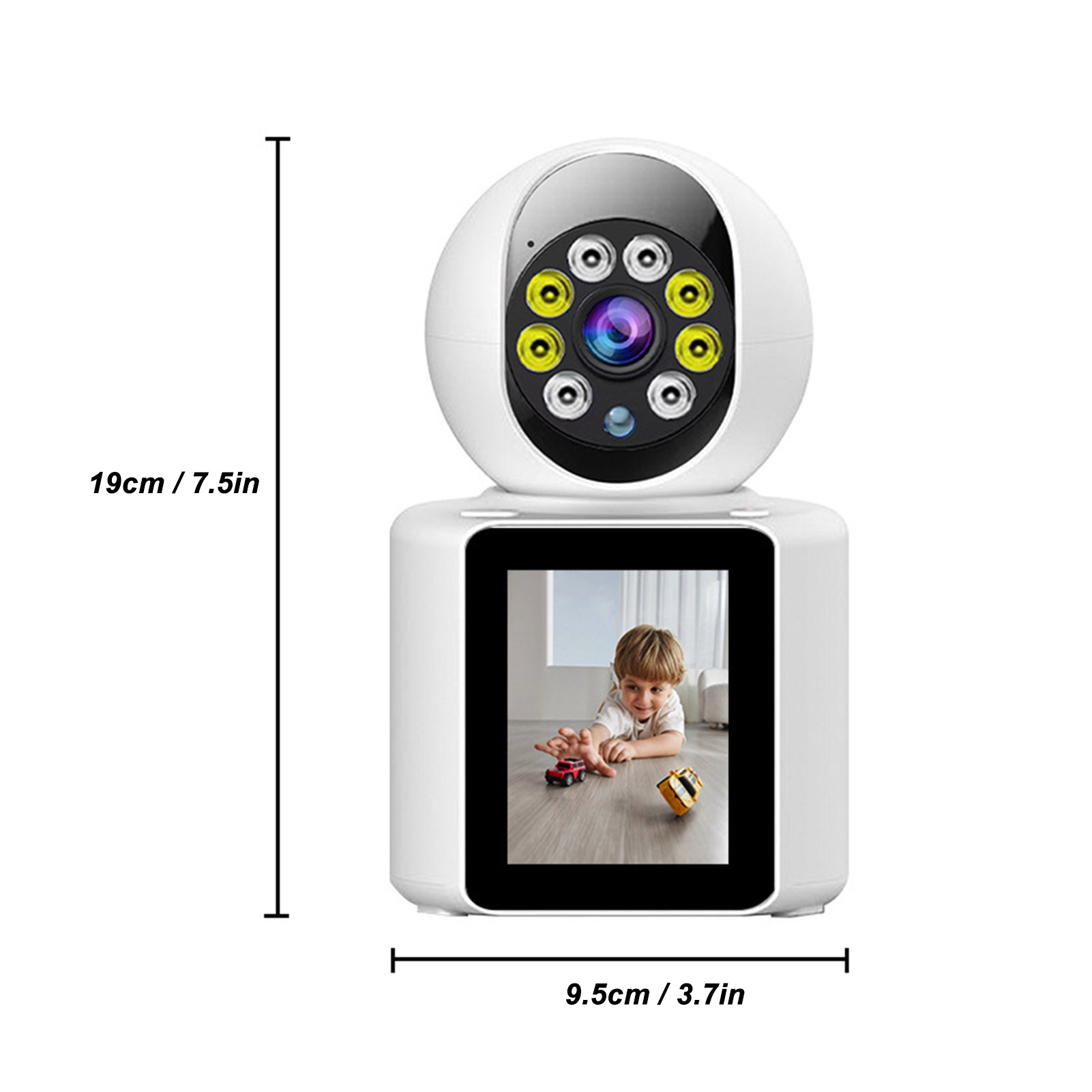 2.8 Inch Indoor Camera 1080p HD Security Camera WiFi Monitoring Two Way Vide NEW - Picture 30 of 33
