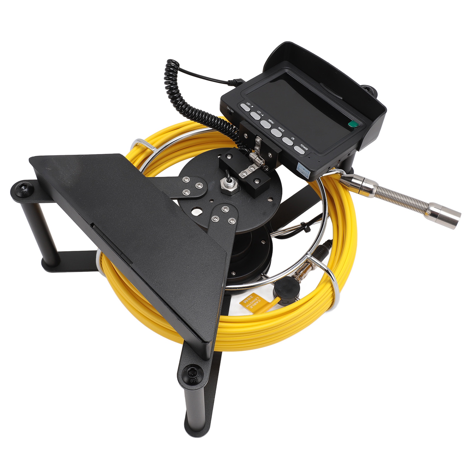 Caméra dégout industrielle avec écran achats LCD 4,3 pouces DVR enregistrement pipeline serpent Ca FG