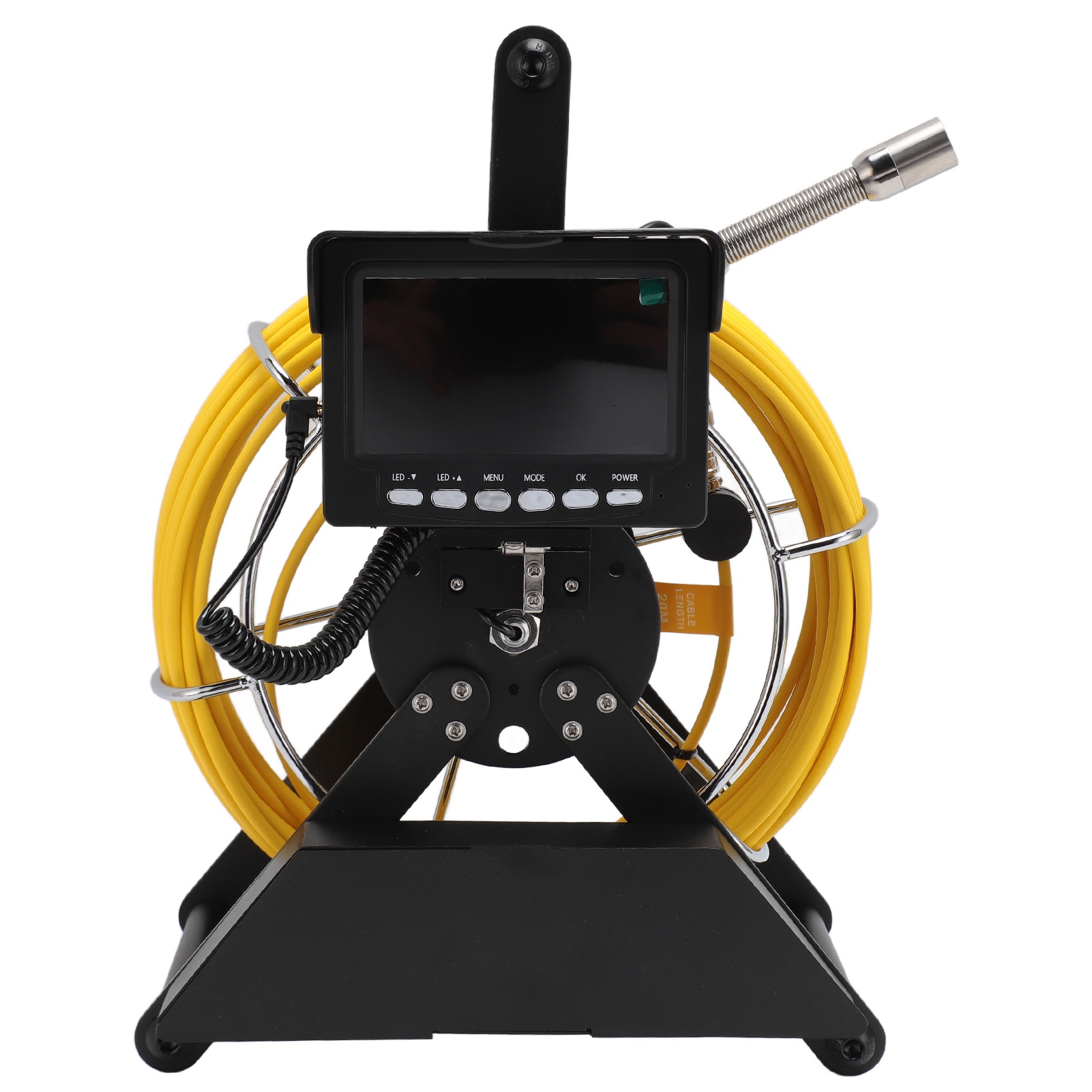 Caméra dégout industrielle avec écran LCD 4,3 pouces DVR enregistrement vente en gros pipeline serpent Ca FG