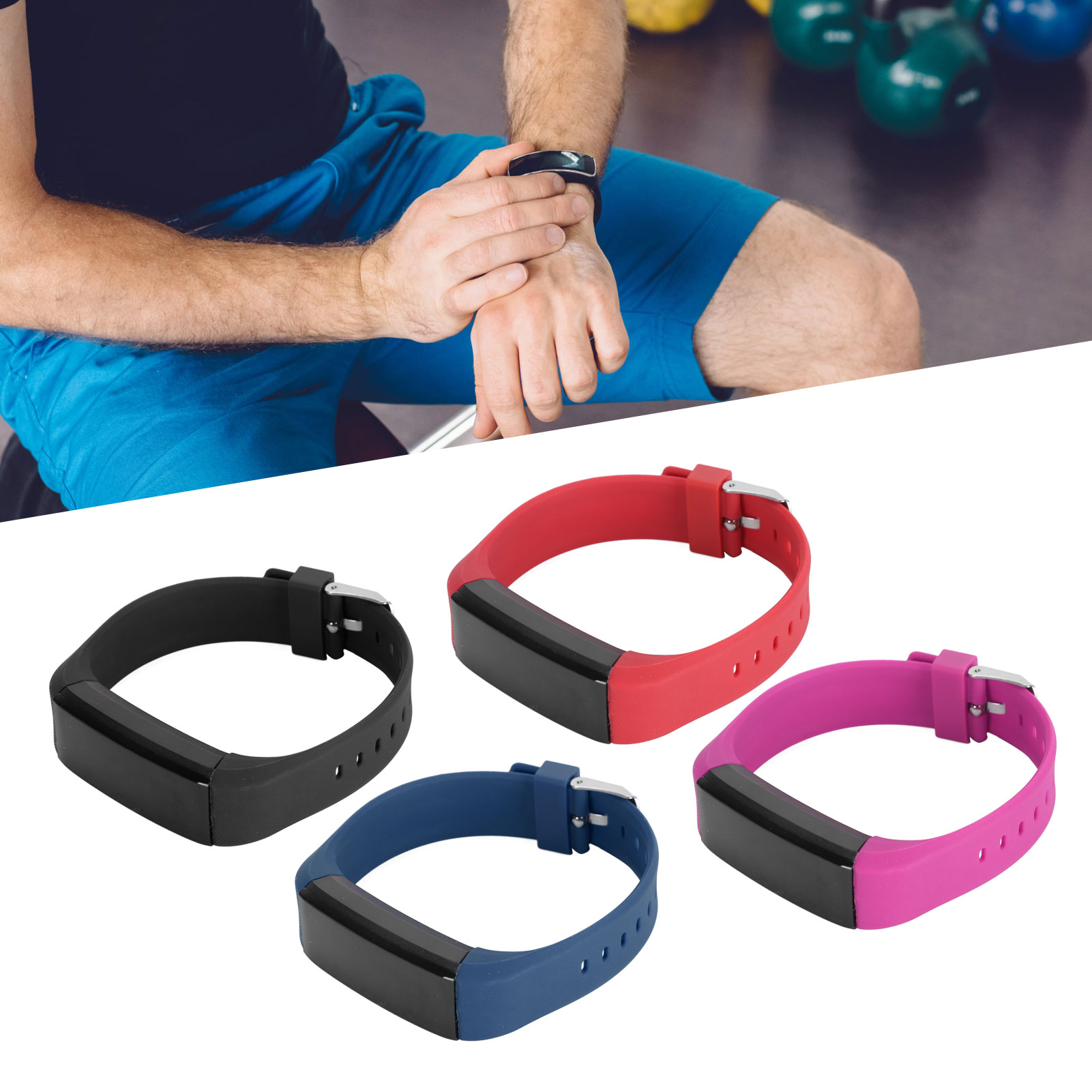 Sports Pedometer Watch Multifunctional Stylish IP67 Waterproof Message Remind FY - Zdjęcie 24 z 35