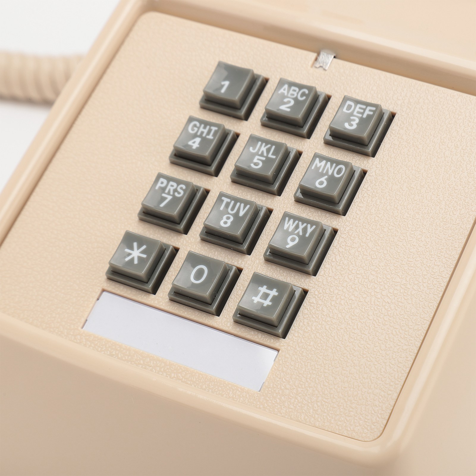 Vintage Corded Phone Mechanical Ringer Volume Control Large Button Retro Desk FY - Afbeelding 26 van 31