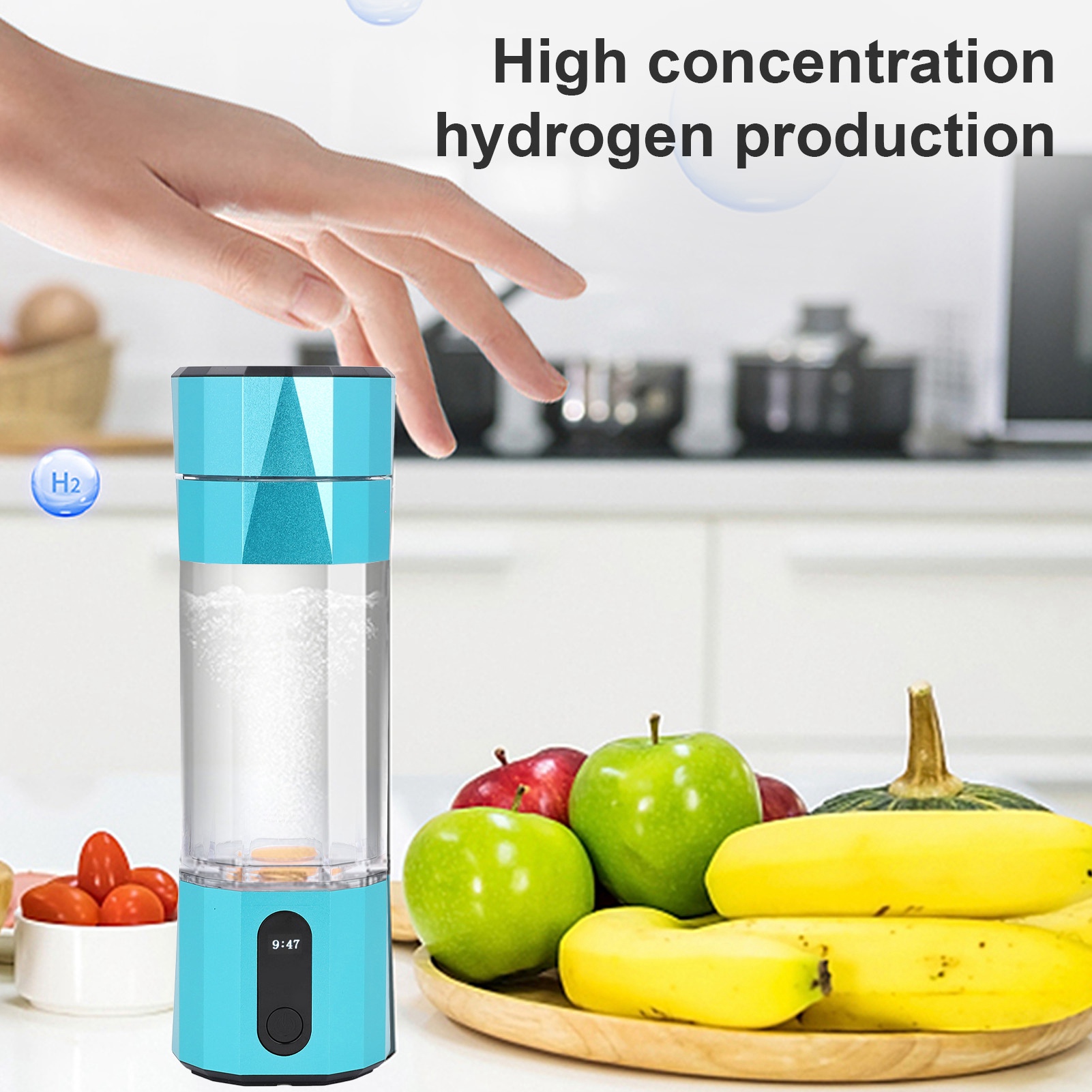 Hydrogen Water Bottle 6000 To 8000 PPB Portable Rechargeable Quick Electroly Hot - Picture 30 of 36