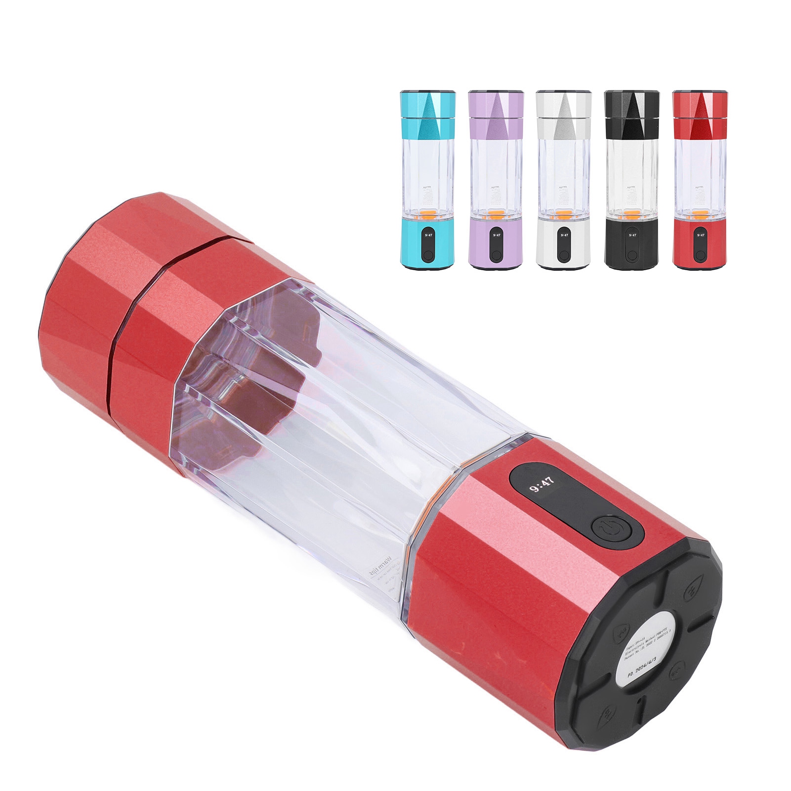 Hydrogen Water Bottle 6000 To 8000 PPB Portable Rechargeable Quick Electroly Hot - Picture 25 of 36