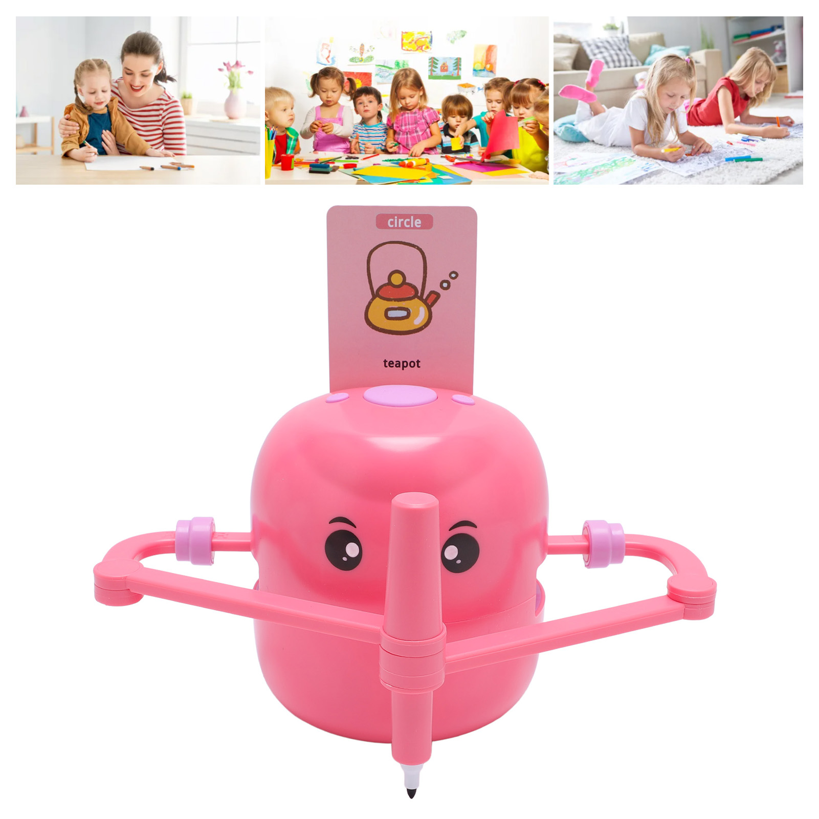 Smart Drawing Robot Children Art Enlightenment Interactive Early Educational NEW - Imagen 13 de 18