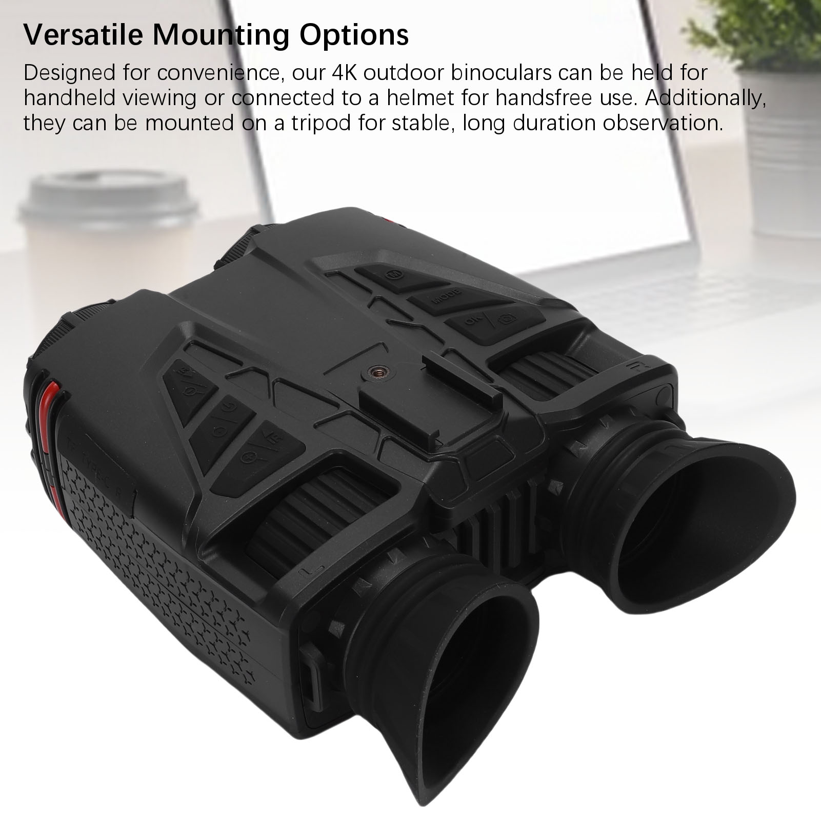 Digital Binoculars 16x Optical Zoom 4K Videos Camera for Nighttime Adventures - Picture 14 of 21