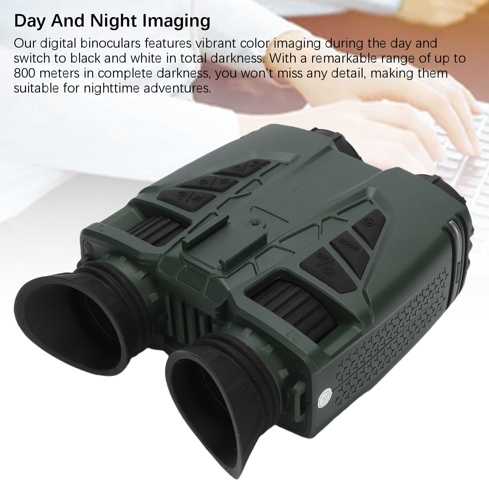 Digital Binoculars 16x Optical Zoom 4K Videos Camera for Nighttime Adventures - Picture 16 of 21