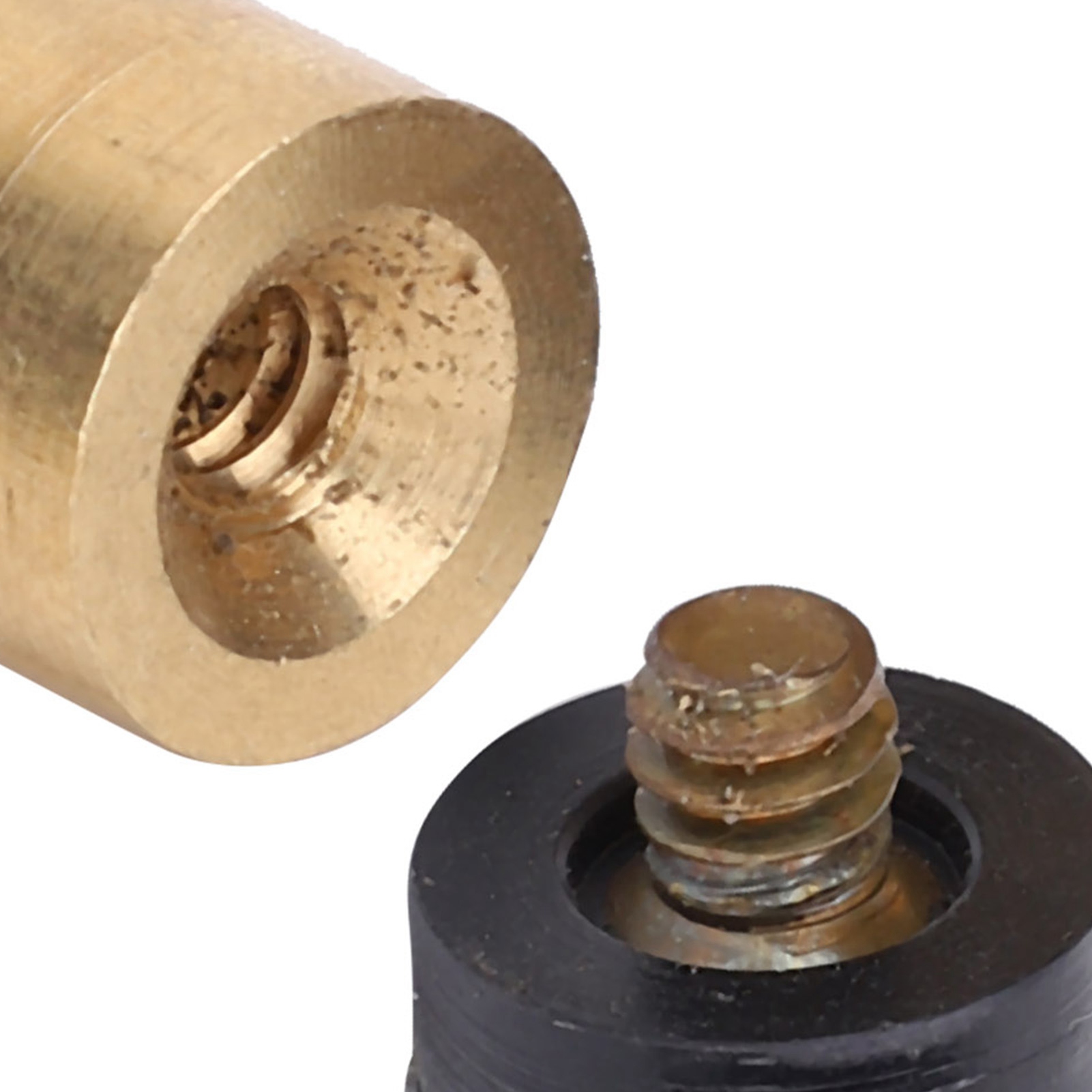 10pcs Billiards Snooker Pool Pole Tip Replacement Parts Screwon Copper