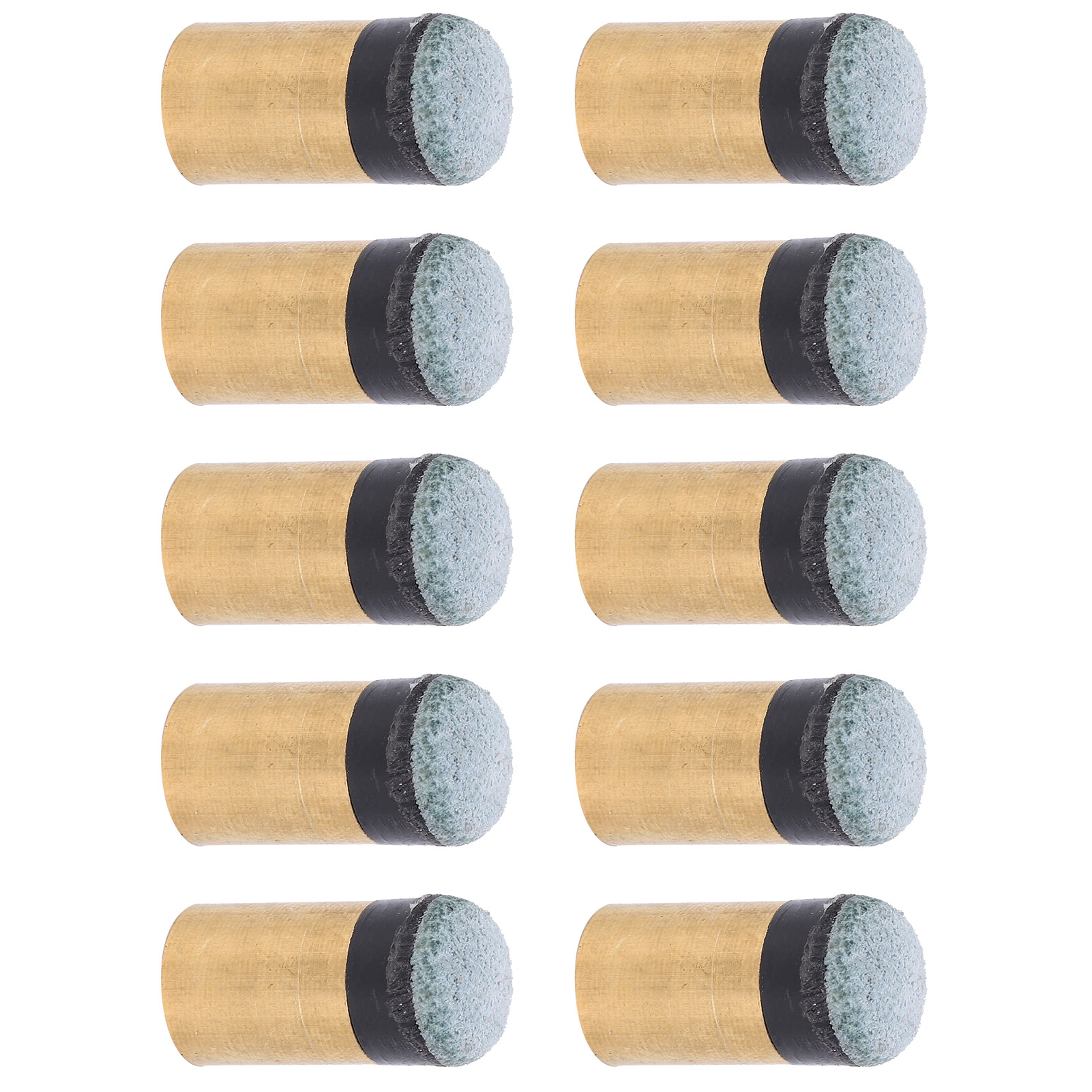High-Quality 10Pcs Pool Cue Tips Replacement Screw Tips Billiard Accessories