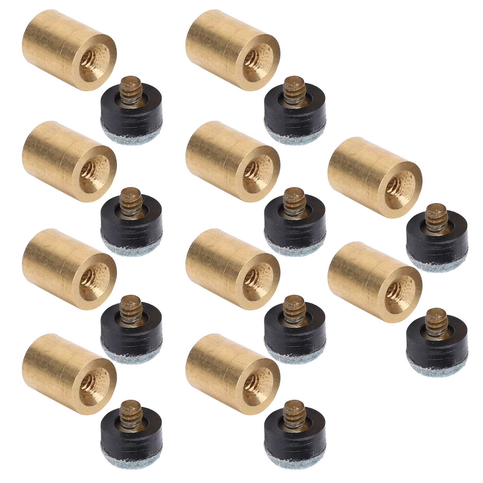 10Pcs/Bag Billiard Ball Accessories Pool Cue Nine Balls Club Replacement Screw