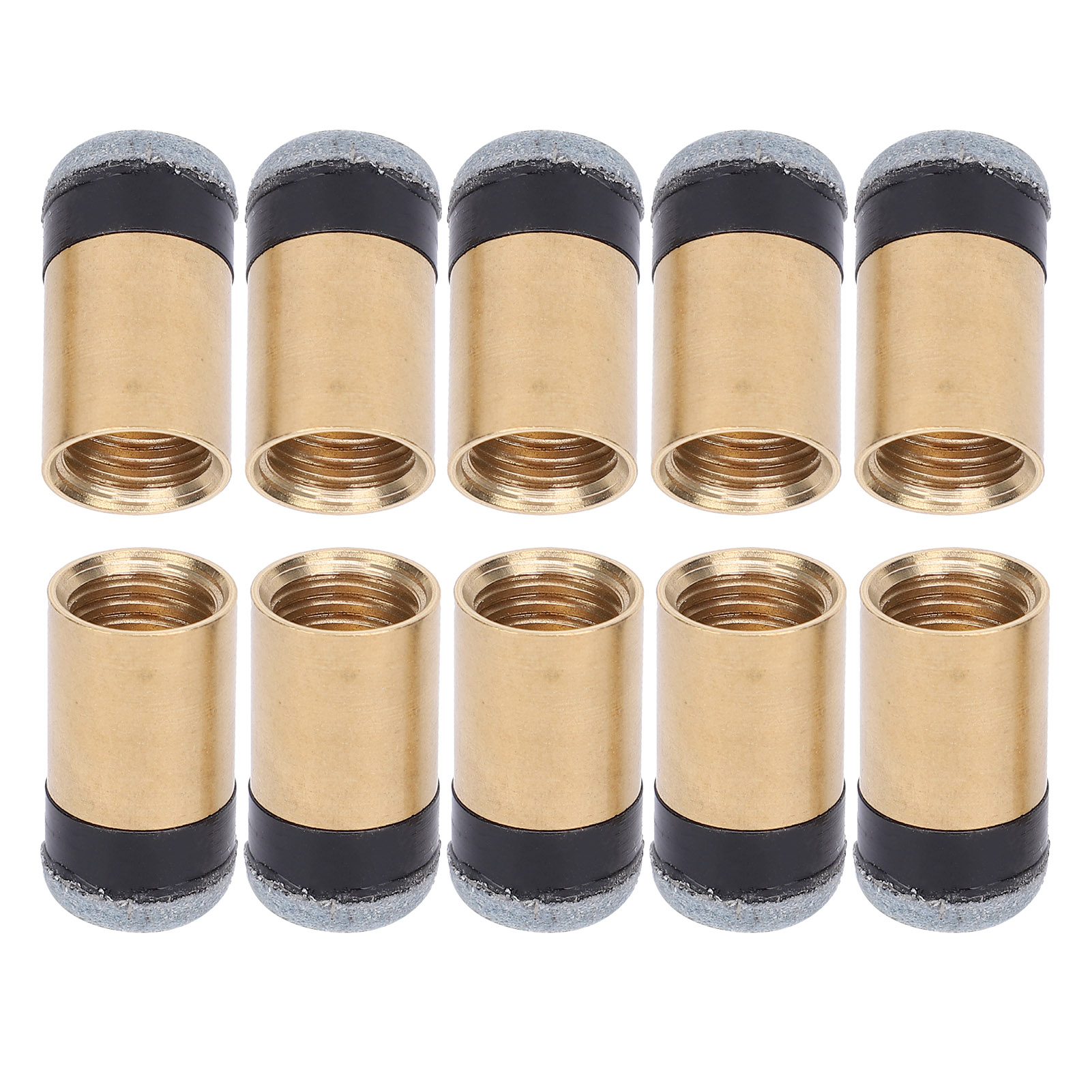 High-Quality 10Pcs Pool Cue Tips Replacement Screw Tips Billiard Accessories