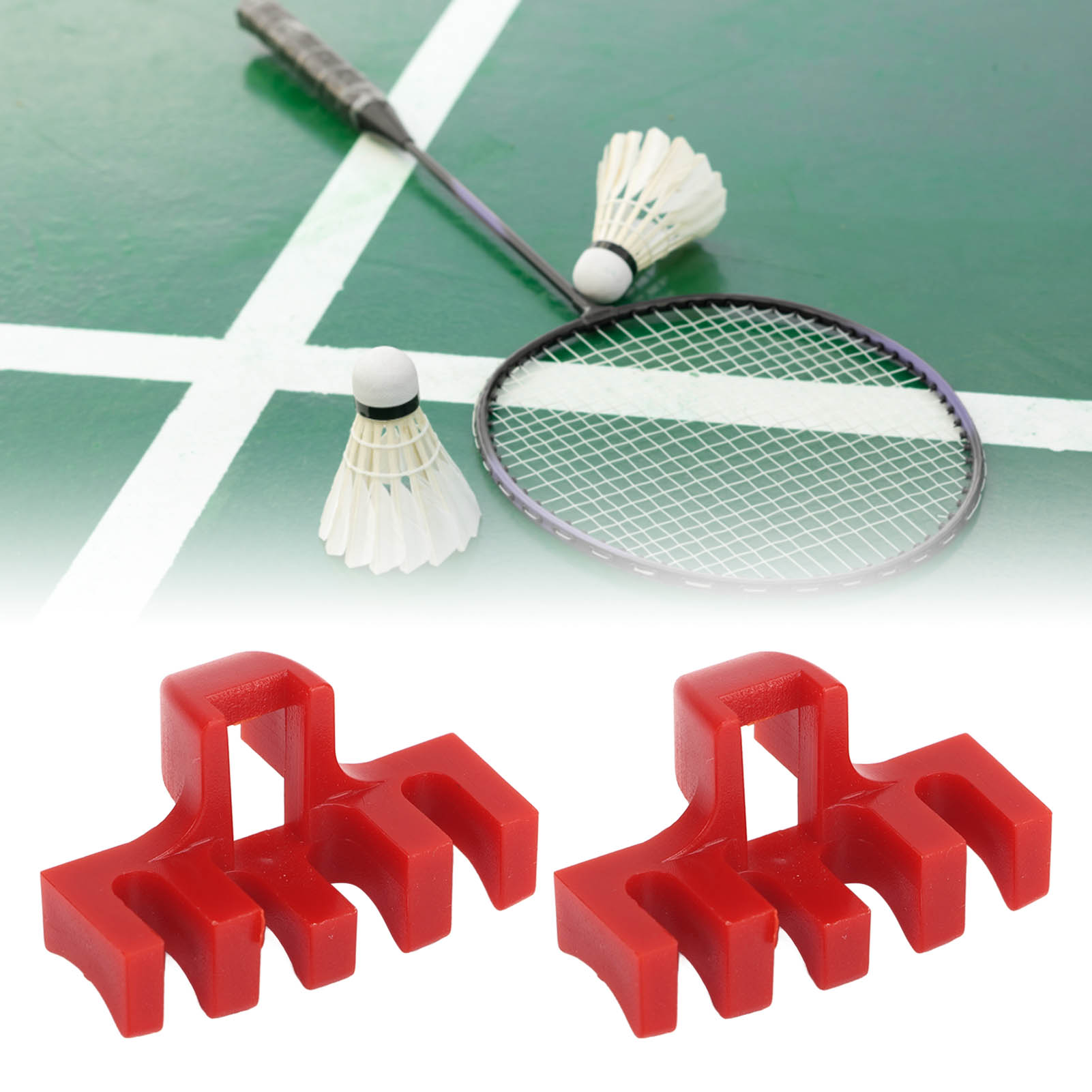 (Red) Durable Badminton Racket Load Spreader Tool For Threading ...