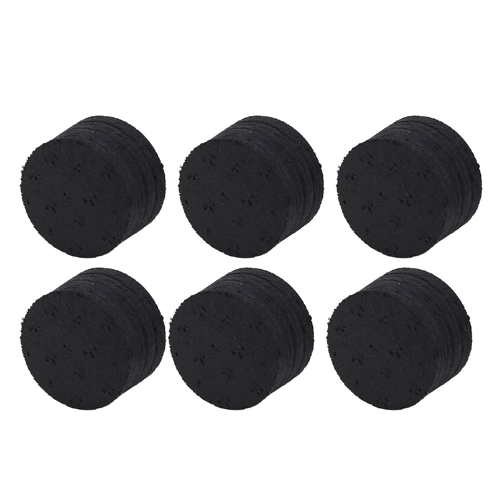 6pcs Pool Cue Tips Professional Multi Layers Billiard Pool Cue Tips Replacement