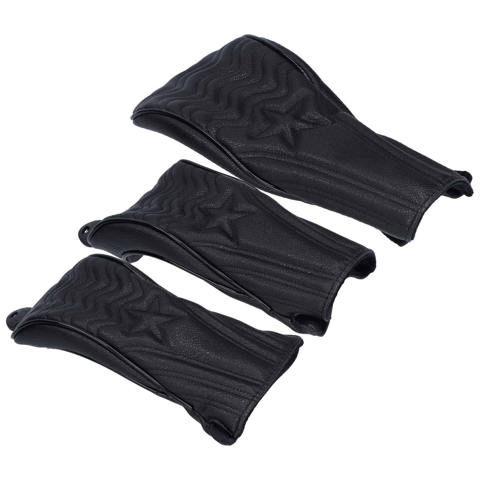ZZ1 Club Head Cover Waterproof PU Leather Wood Head Covers Protective - Picture 13 of 21
