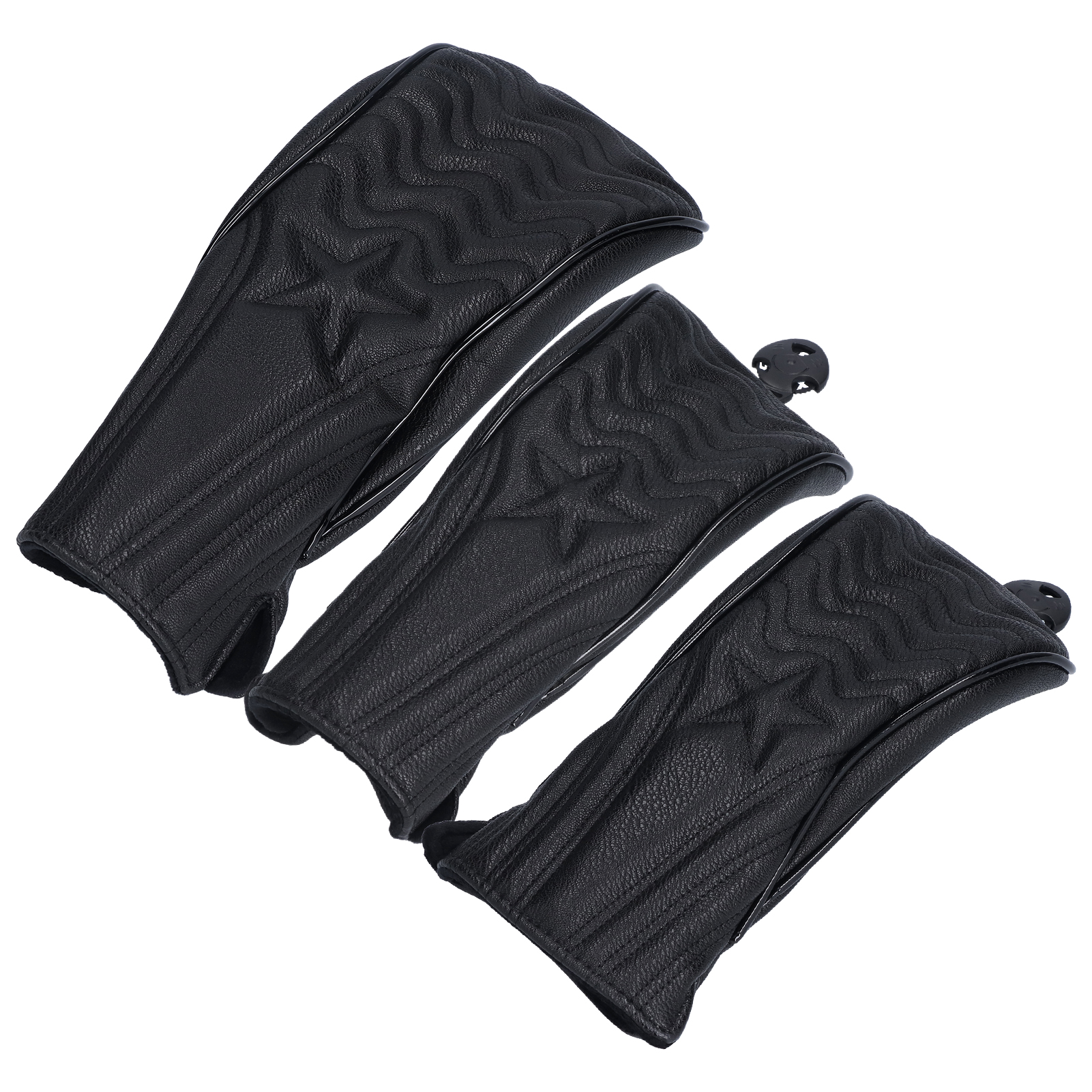 ZZ1 Club Head Cover Waterproof PU Leather Wood Head Covers Protective - Picture 21 of 21