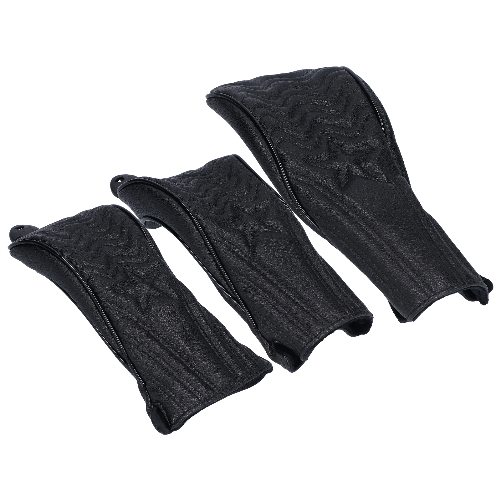 ZZ1 Club Head Cover Waterproof PU Leather Wood Head Covers Protective - Picture 15 of 21