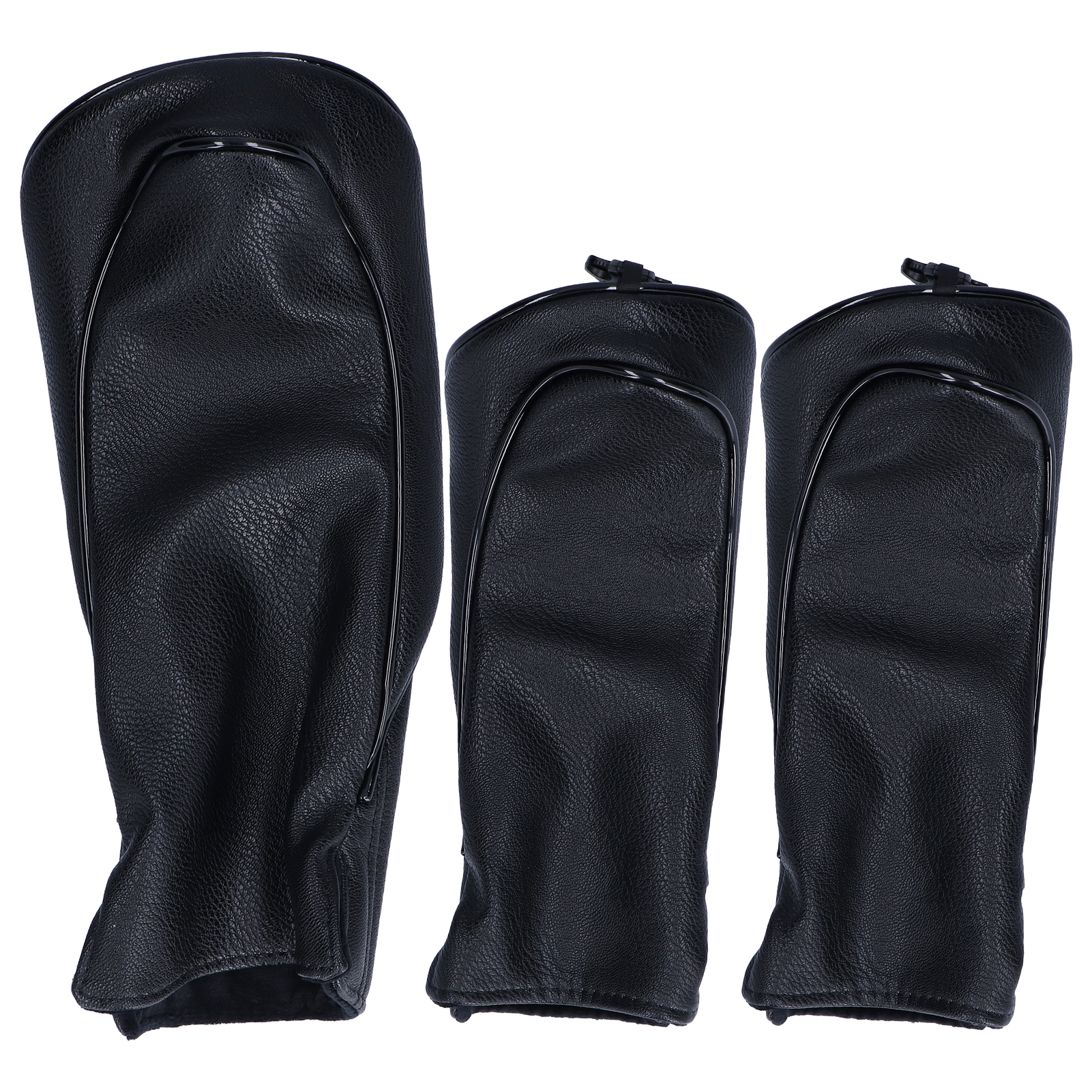 ZZ1 Club Head Cover Waterproof PU Leather Wood Head Covers Protective - Picture 14 of 21