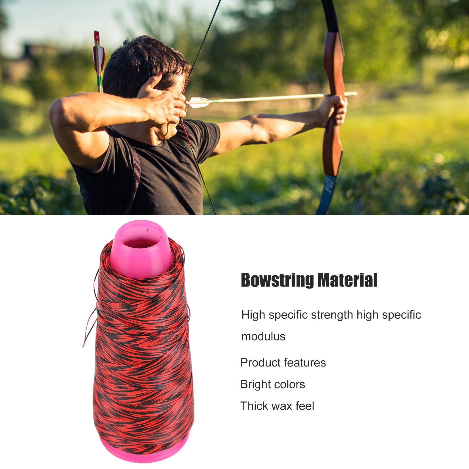 Bowstring Material Cord String Rope Thread Recurve Compound Crossbow Rope String - Picture 24 of 28