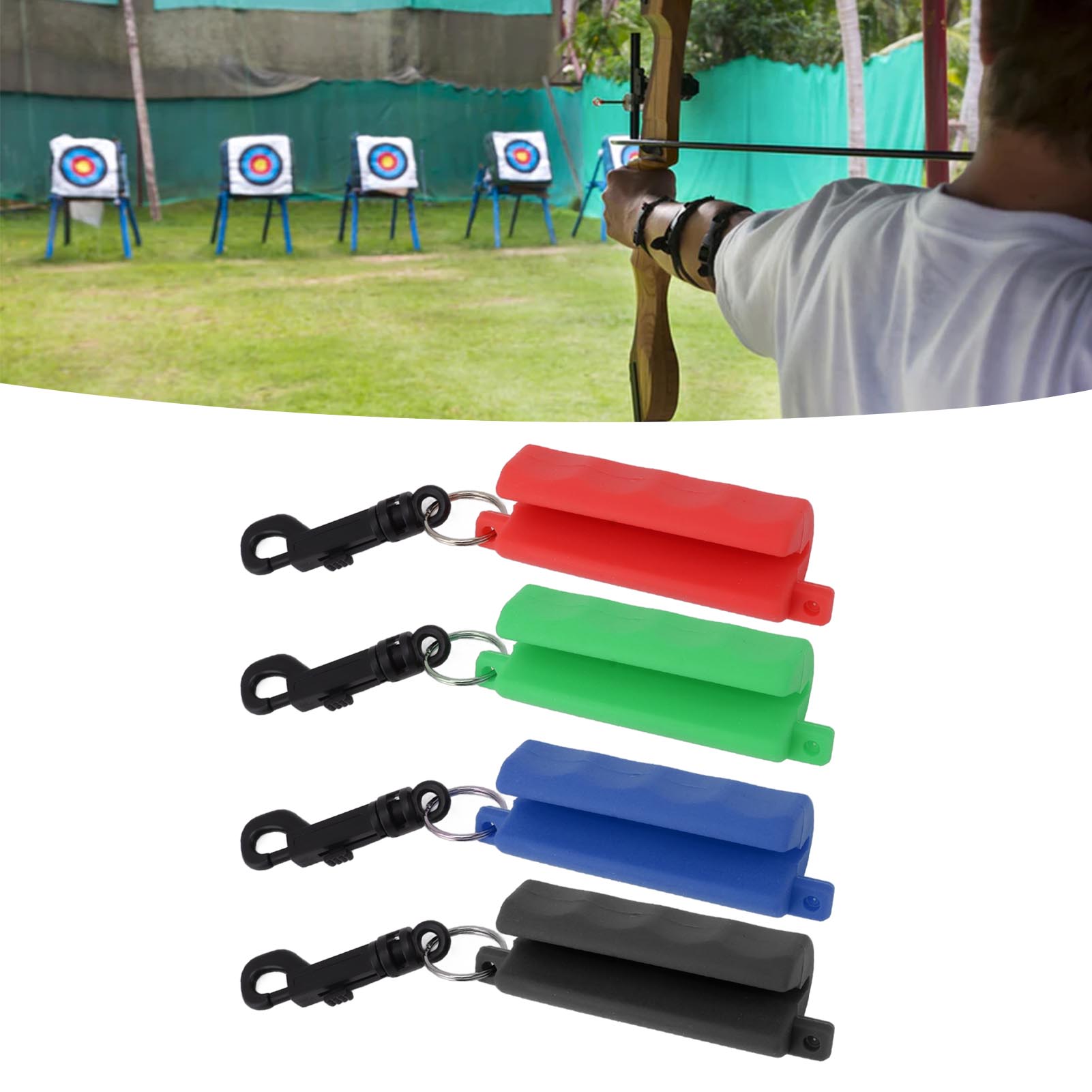 ZZ1 Silicone Puller With Belt Non Slip Silicone And Plastic Clip Archery A - Picture 21 of 24