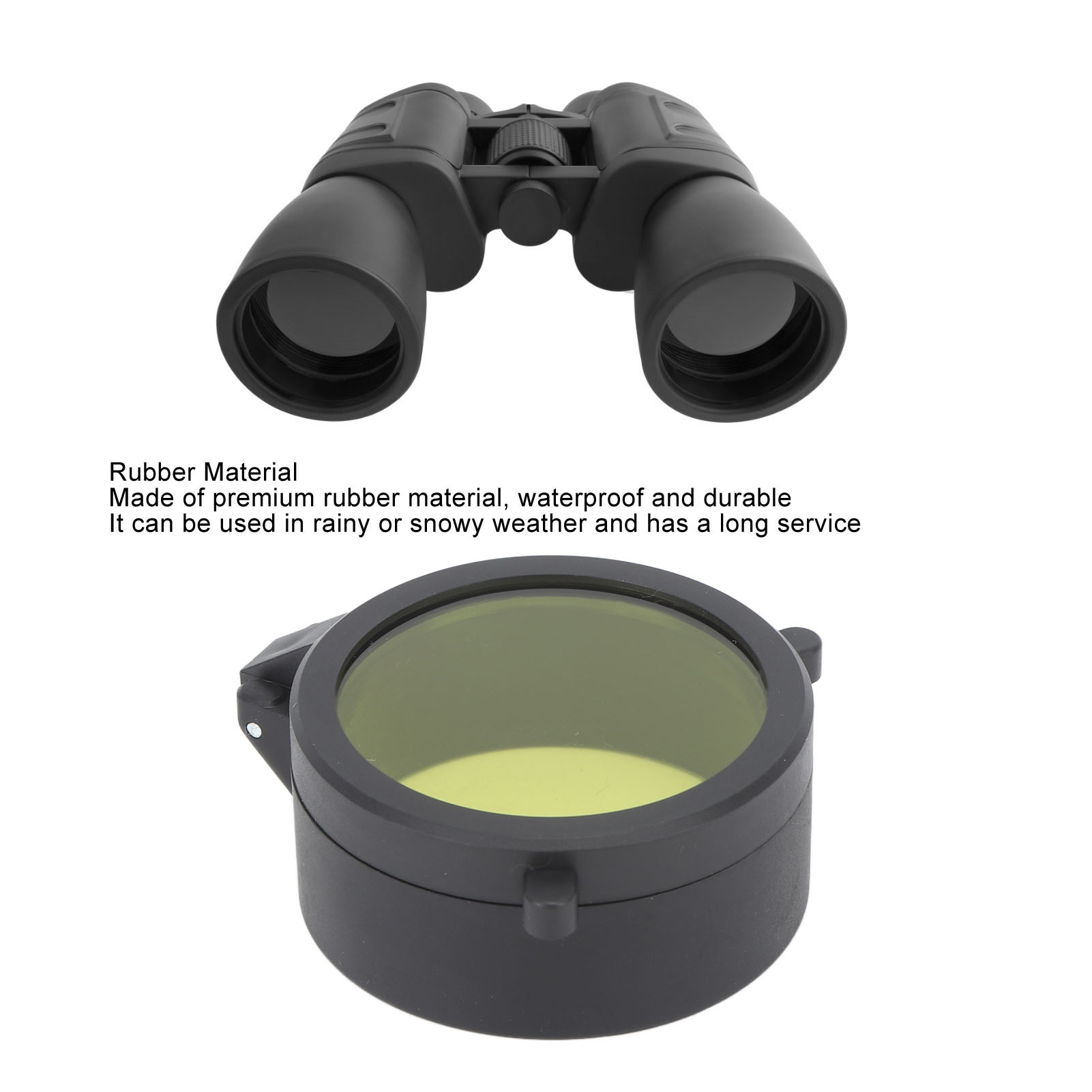 Scope Cover Flip Up Scope Lens Cover Cap Rubber Monocular Protective Cover New - Picture 24 of 24
