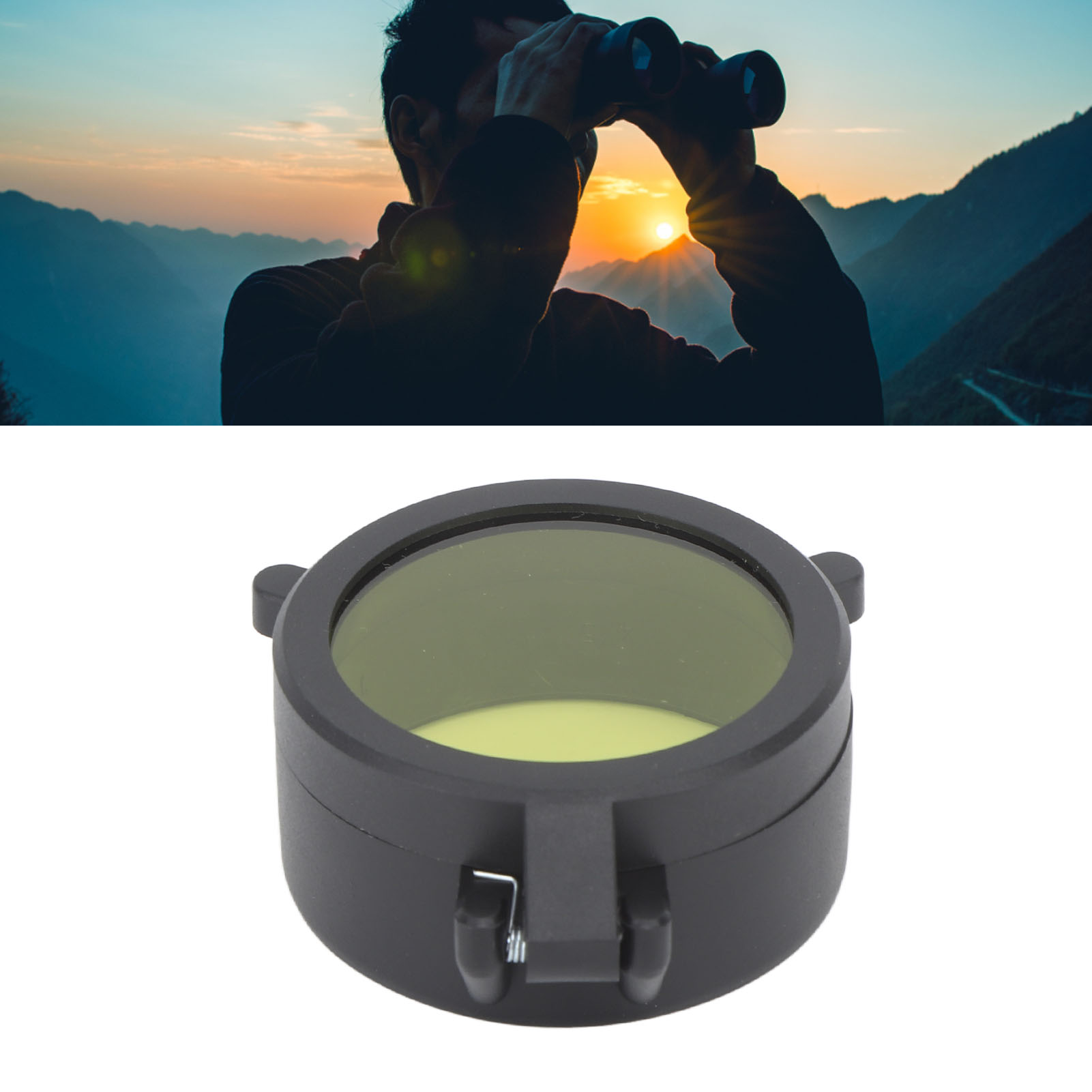 Scope Cover Flip Up Scope Lens Cover Cap Rubber Monocular Protective Cover New - Picture 17 of 24