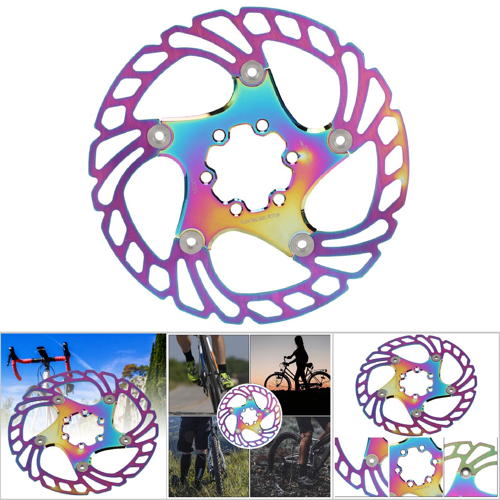 Bike Disc Brake Rotors 6 Nails Cycling Accessory For Mountain Bicycle Plating