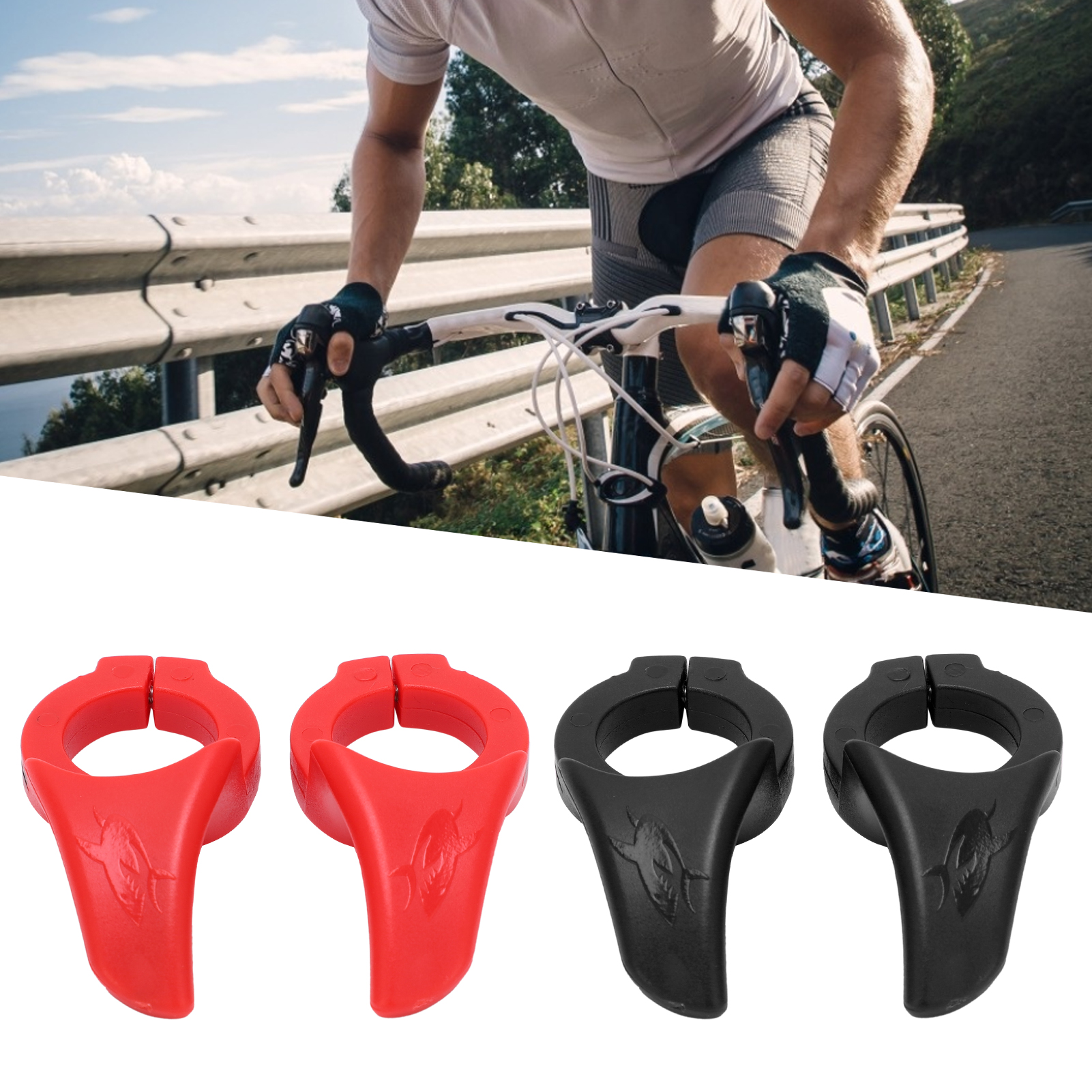 Enlee 1 Pair Mini Bicycle Rest Handlebar Universal Bike Extended Bar Ends For Mo - Picture 10 of 16