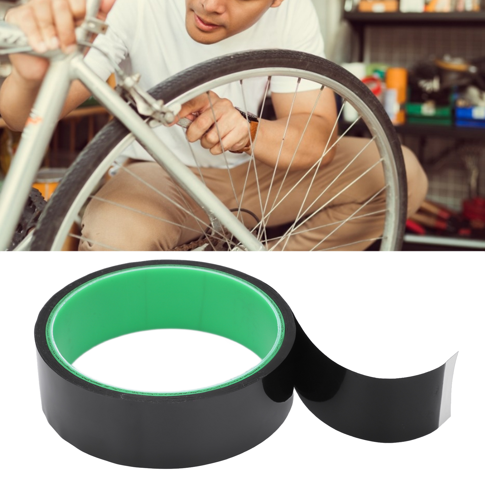 BOLANY Tubeless Tire Pad Rim Tape Vacuum Ring Lining Belt Sealing Tire