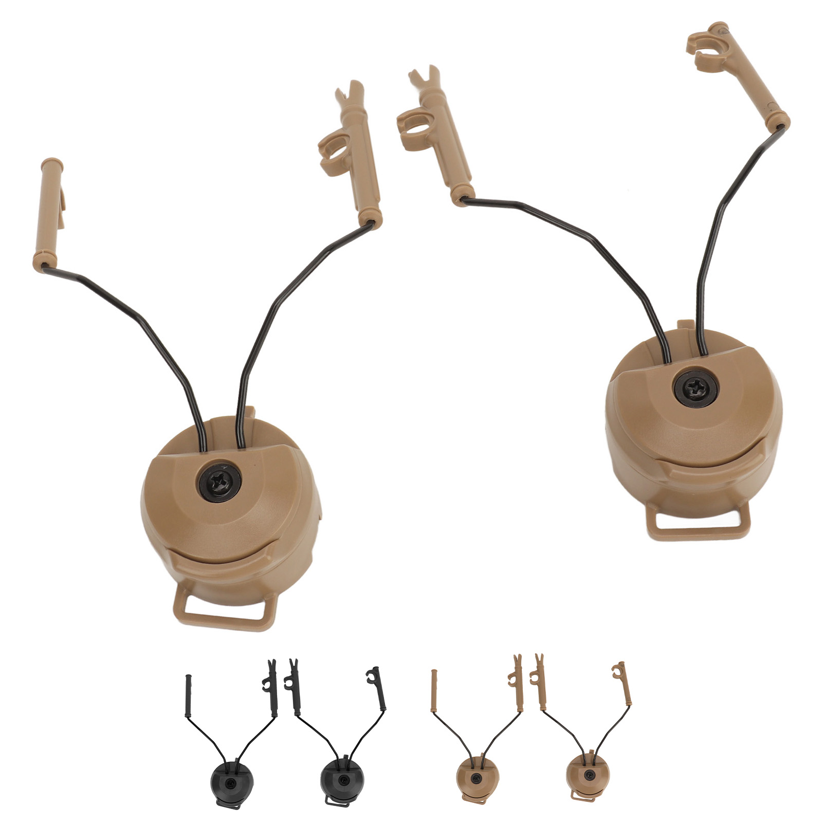 ARC Adapter Helmet Rail Suspension Mount for Airsoft Activities Ear Protection - Zdjęcie 28 z 28