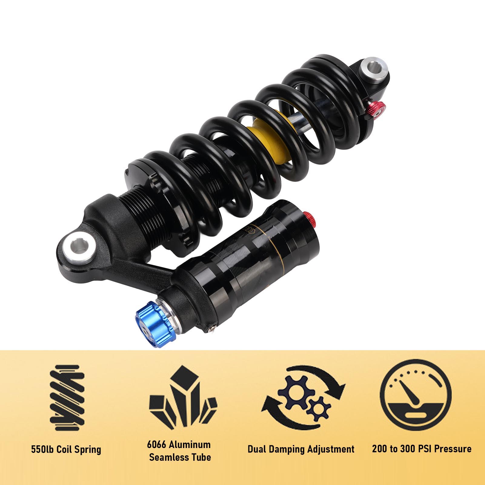 Bike Aluminum Alloy Mountain Bike Rear Suspension Spring