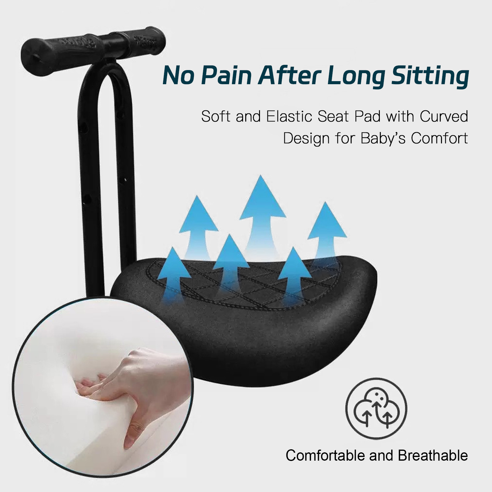 Front Mounted Child Bike Seat For Easy Installation On Mountain