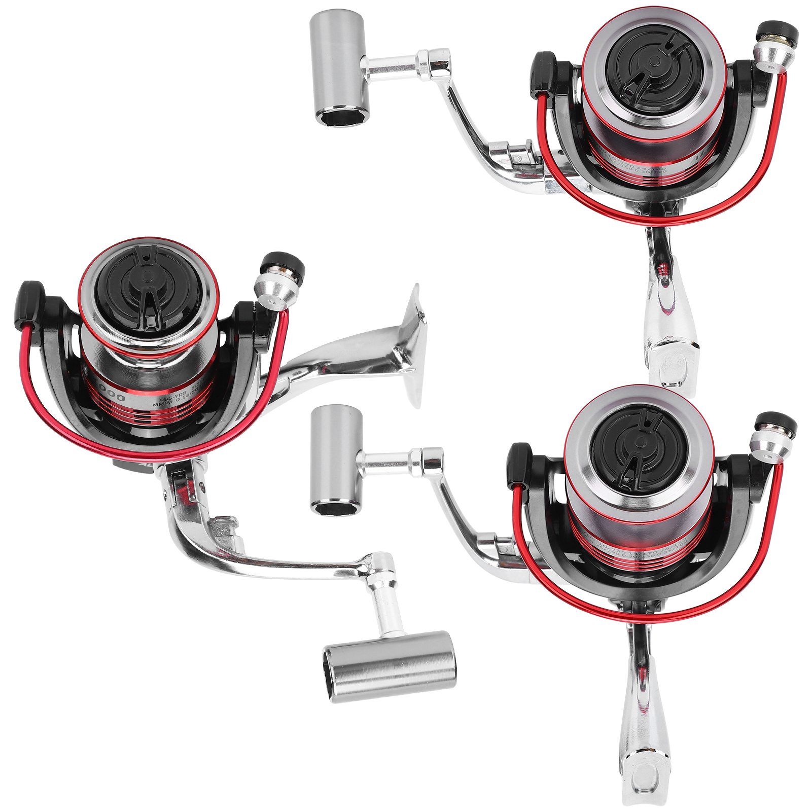 New AL Metal Reel 13+1BB 5.0:1 Gear Ratio Foldable Rocker Arm Fishing W - Picture 14 of 18
