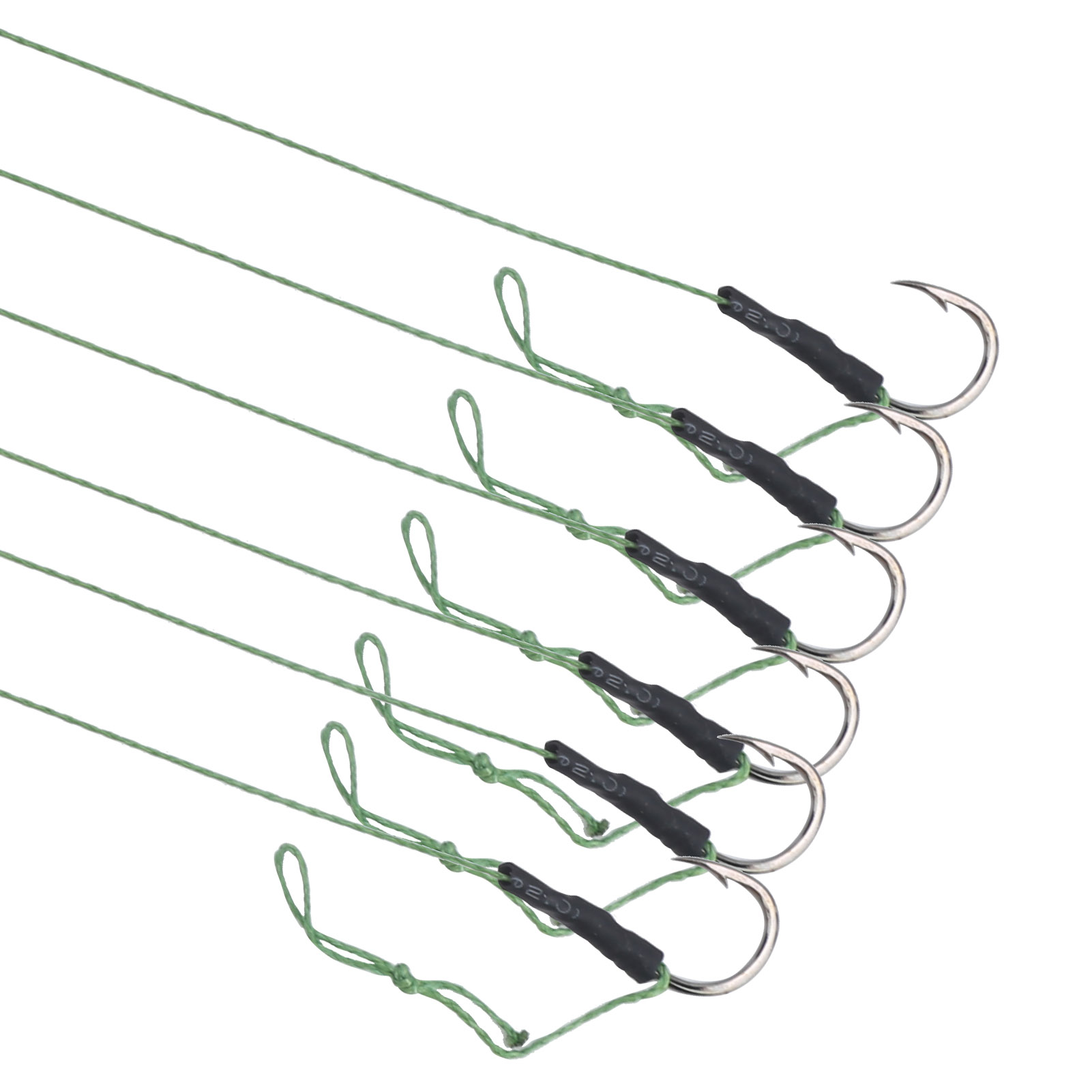 5 Set Carp Fishing Hair Rigs Line Metal Hooks Bait Wire Hook Rigs Fishing Ac