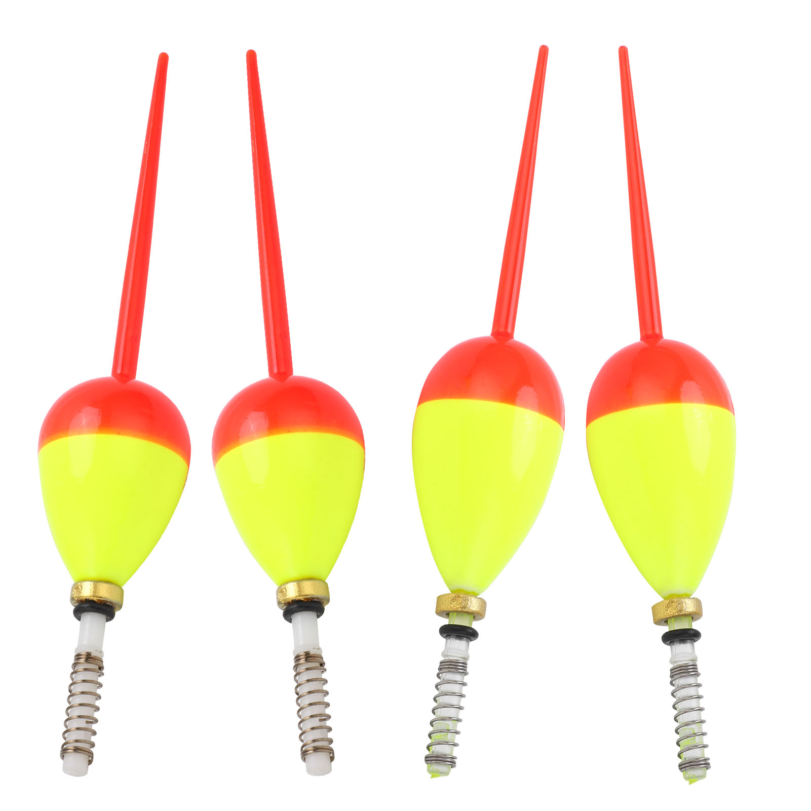 2pcs Foam Fishing Floats And Bobbers Weighted Slip Bobbers Oval