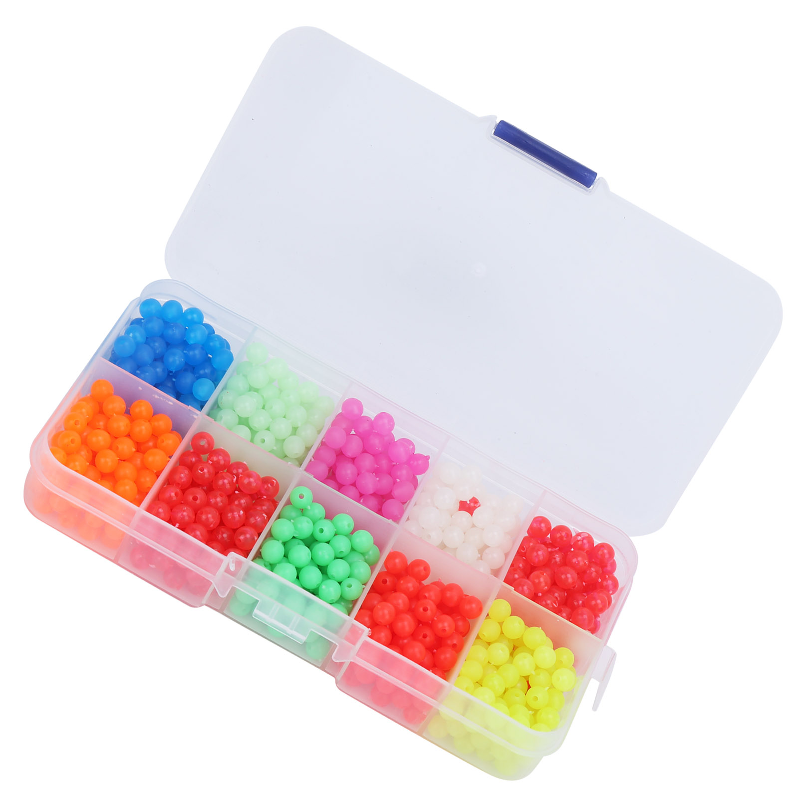 1000pcs Fishing Stopper Beads Block Beans Set Fishing Accessories Stopper Beads