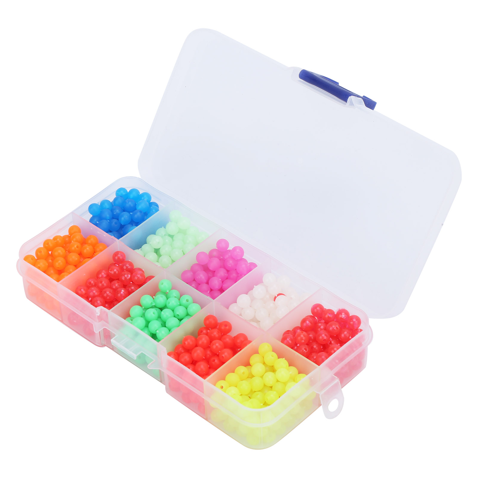 1000pcs Fishing Stopper Beads Block Beans Set Fishing Accessories Stopper Beads