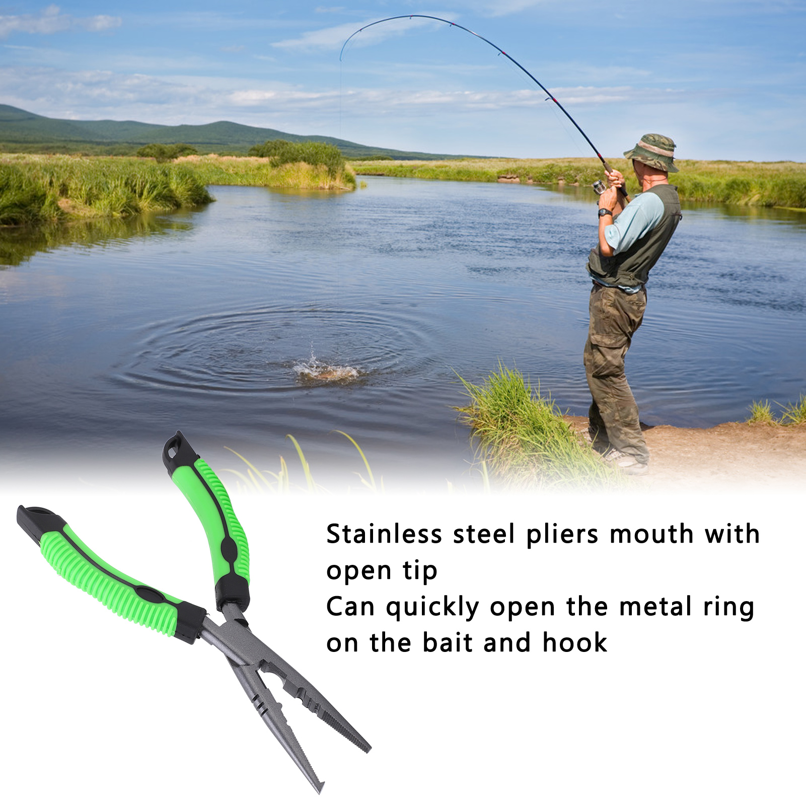 Hot Multifunction Fishing Line Cutter Pliers Scissors Carp Fishing Hook Line  De