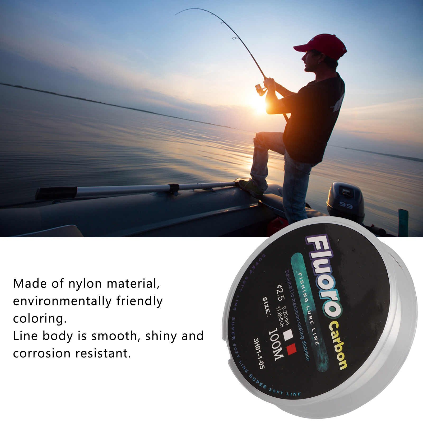 100M Super Strong Nylon Fishing Lure Line Carp Braided Fishing Main Line - Picture 18 of 24