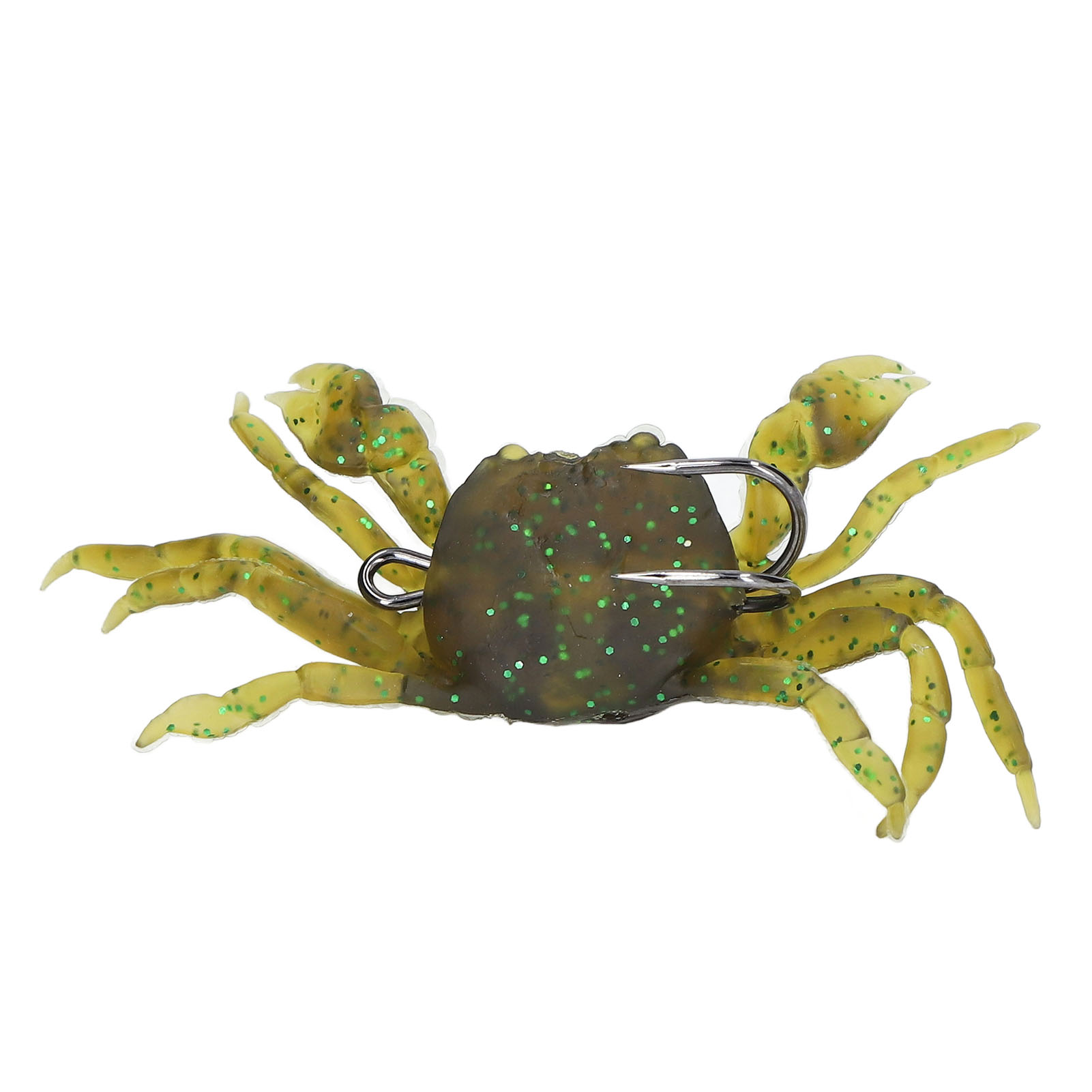 8Pcs Artificial Crab Bait 13cm 33.5g Simulation Crab Soft Lure Fishing Bait