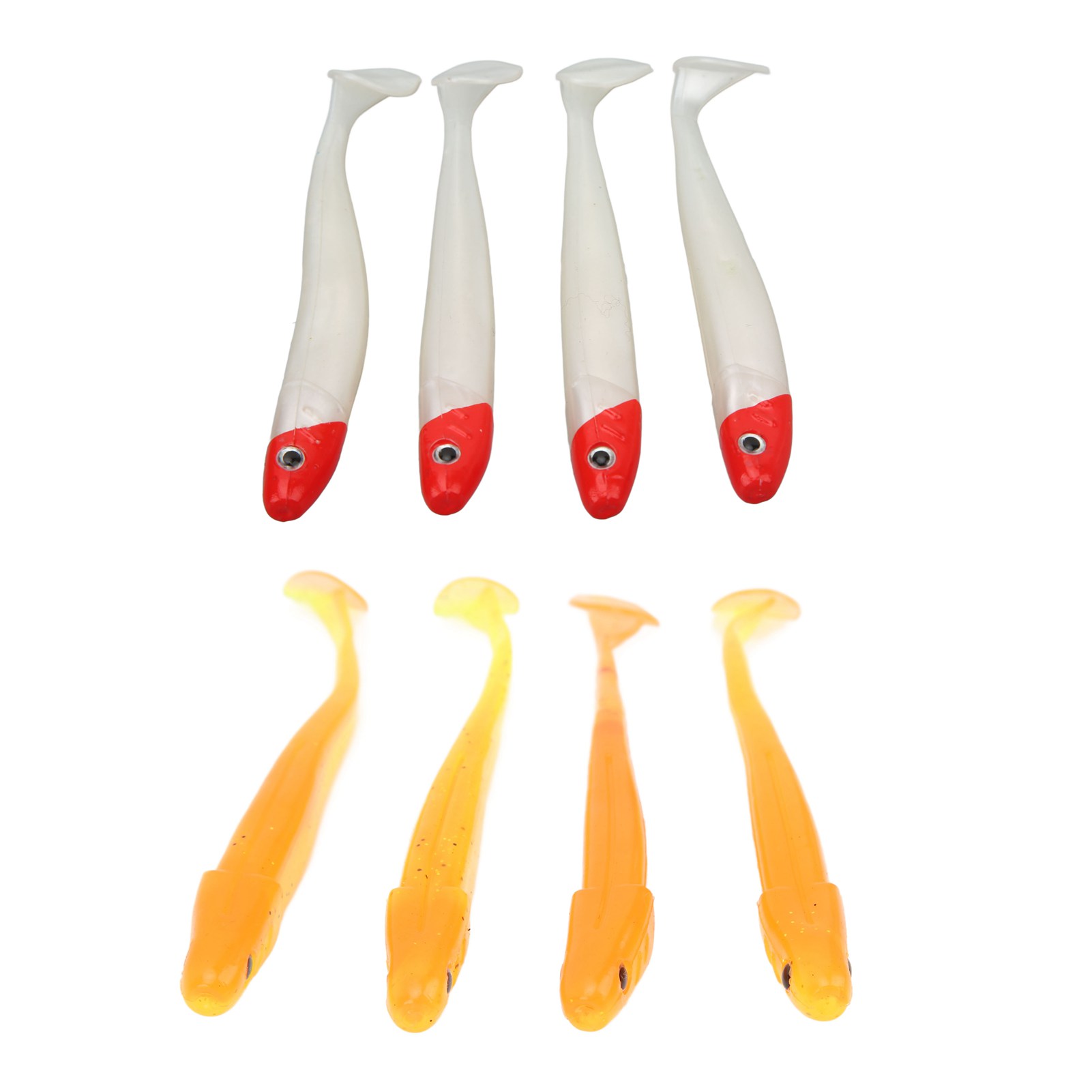 4 PCS Fishing Soft Lures T Tail Fish Curled Tail Maggot Soft Baits Sea Fishi - Picture 28 of 30
