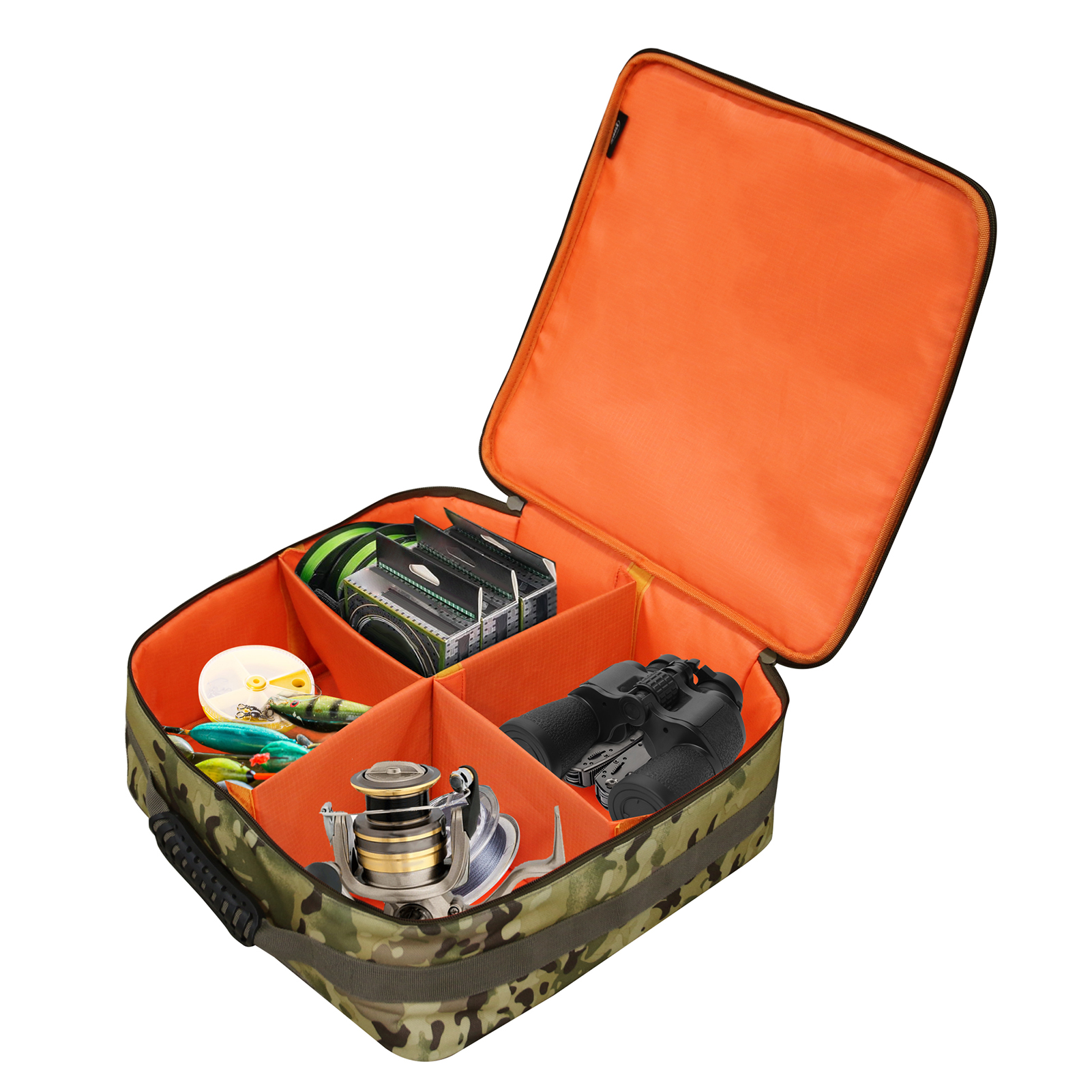 hand held tackle box HD Boxes featuring a comfortable handle and durable shoulder strap with smart layered storage for outdoor adventures Rolling Tackle Box Backpack