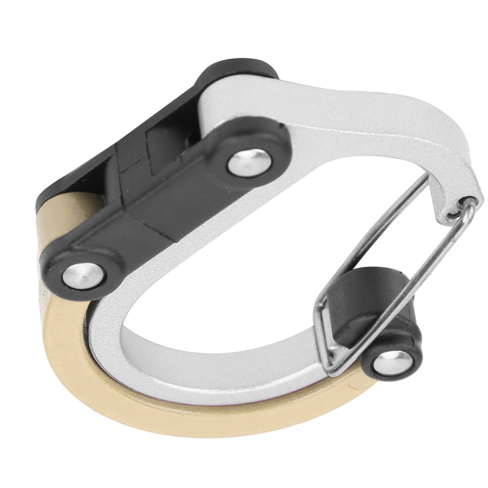 Outdoor Aluminum Alloy Carabiner Clip And Hook Mini For Travel/Luggage/Small