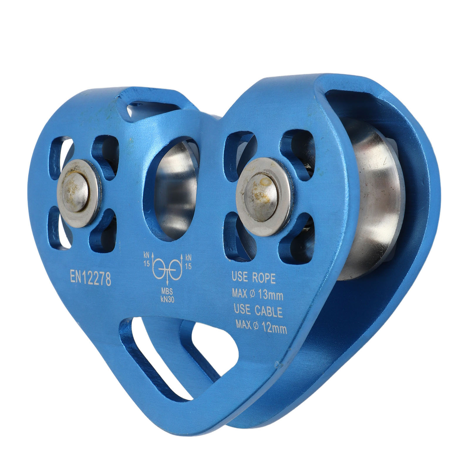 Double Climbing Zipline Pulley Heart Shaped Aerial Transport Ropeway Pulley For - Bild 16 von 18