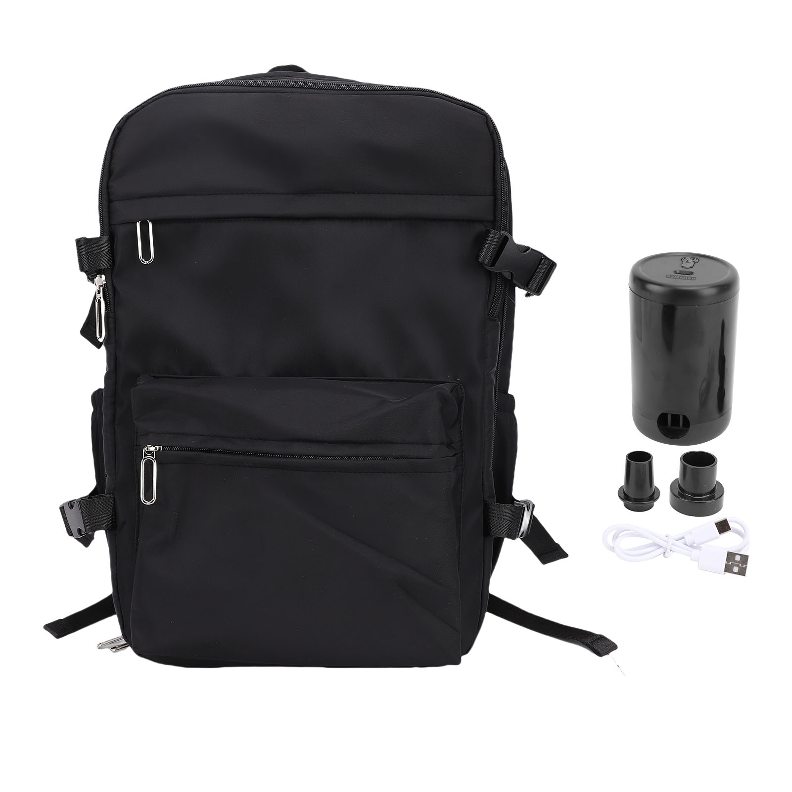 Backpack With Pump 27L Large Capacity Rain Proof Vacuum Compression Backpack - Picture 23 of 24