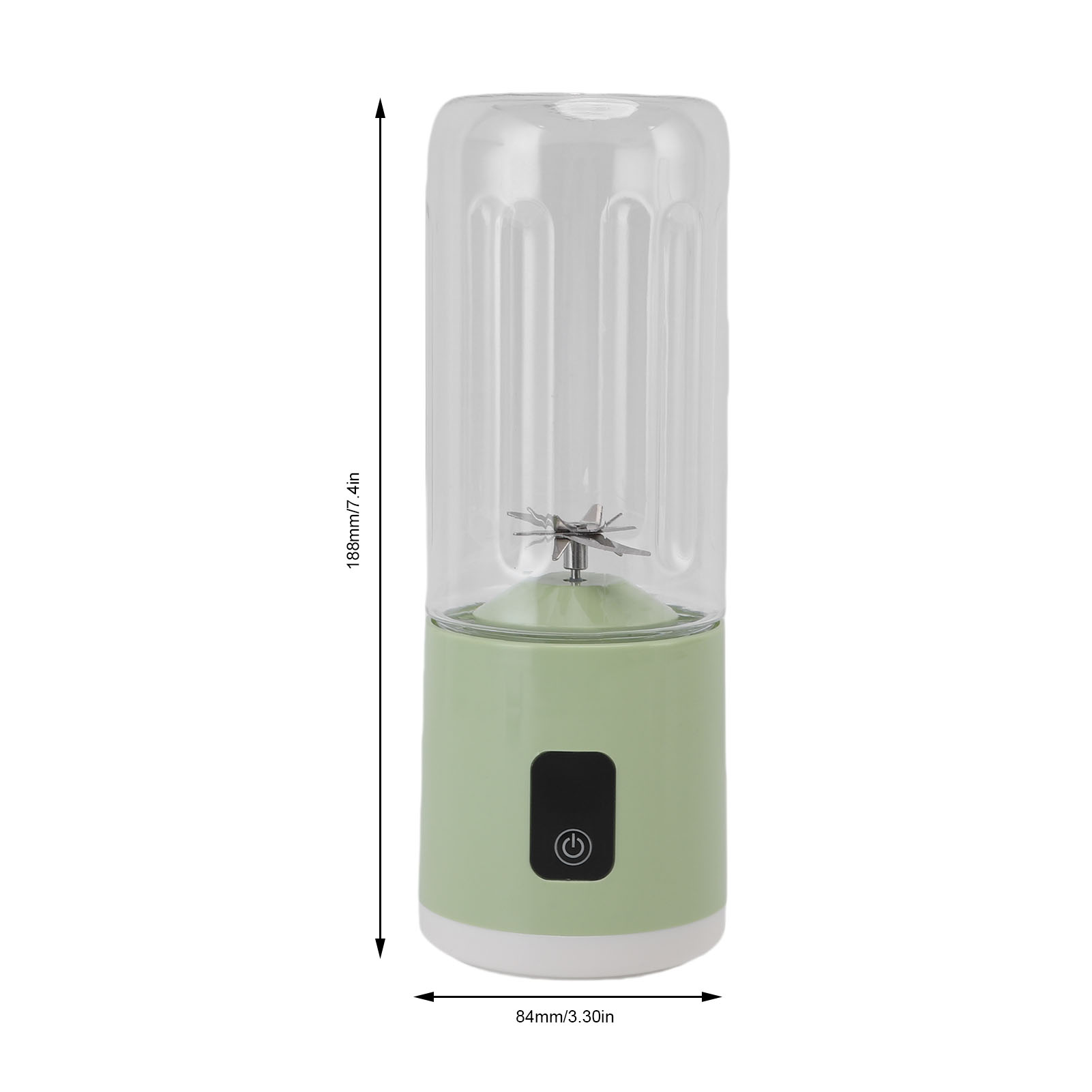 Portable Blender Cup Rechargeable Electric USB Juicer Blender 500ml Large