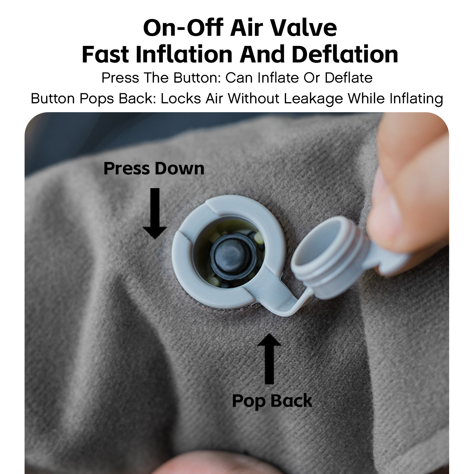 #2Inflatable Pillow Ice Silk Cloud-Like Fabric High Elastic Sponge Foldable - Picture 18 of 21