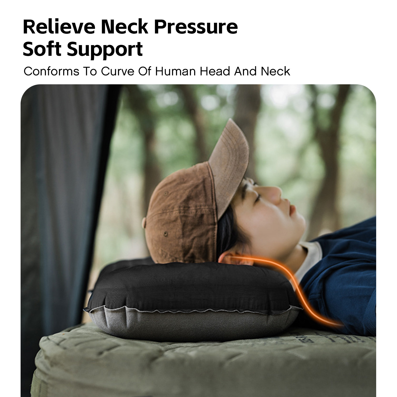 #2Inflatable Pillow Ice Silk Cloud-Like Fabric High Elastic Sponge Foldable - Picture 17 of 21