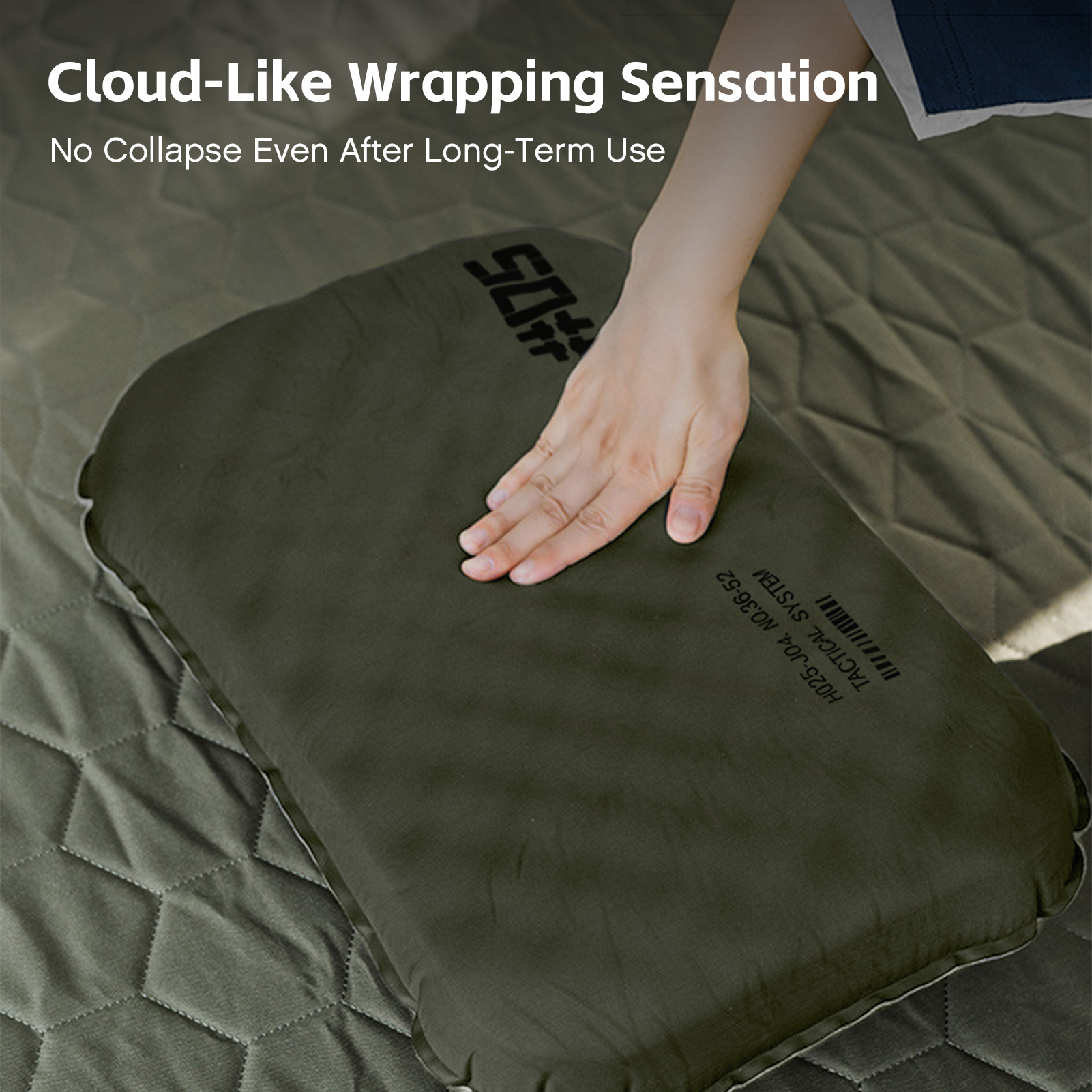 #2Inflatable Pillow Ice Silk Cloud-Like Fabric High Elastic Sponge Foldable - Picture 20 of 21